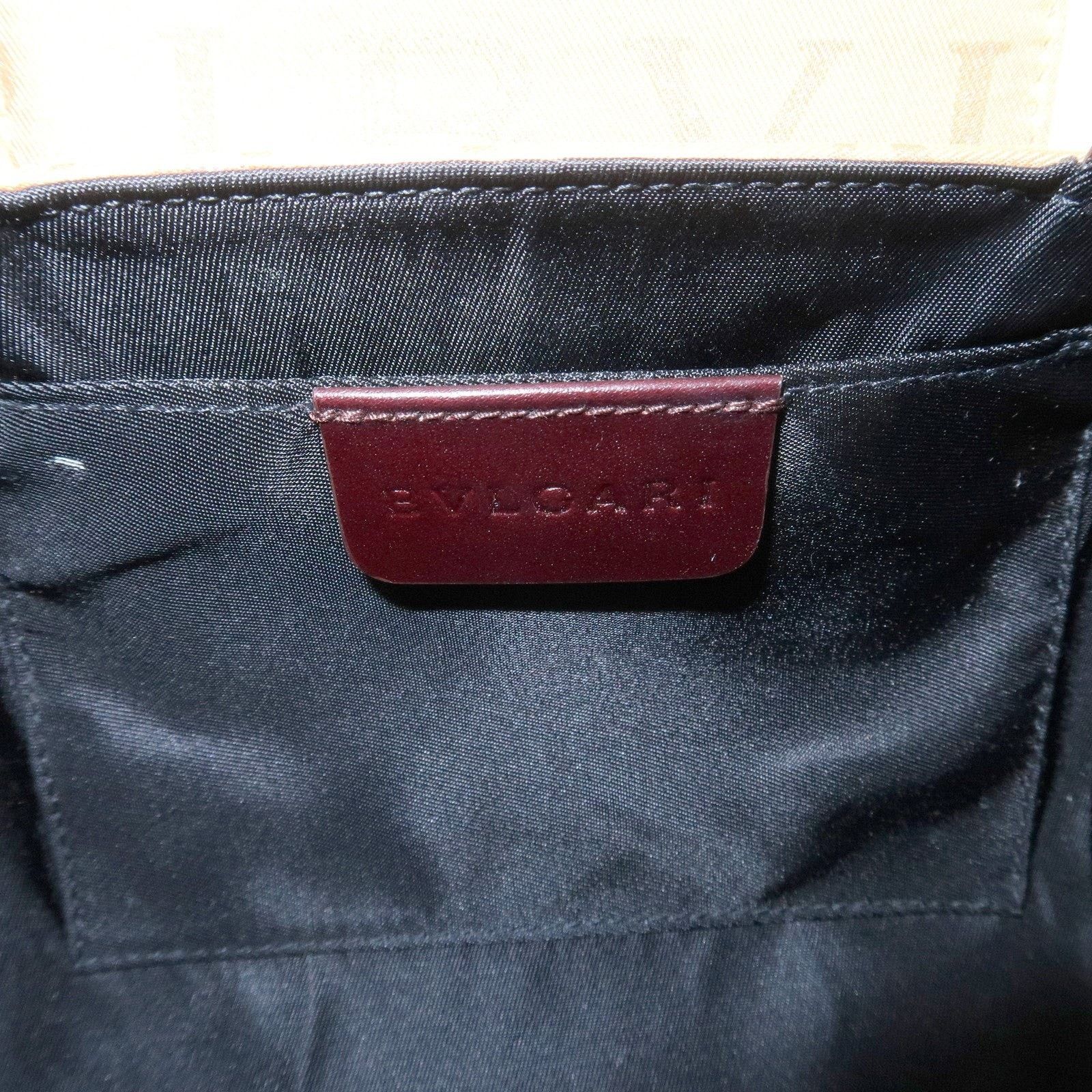 Bvlgari Bvlgari B-zero1 Drum Canvas Shoulder Bag Brown Size ONE SIZE - 8 Thumbnail