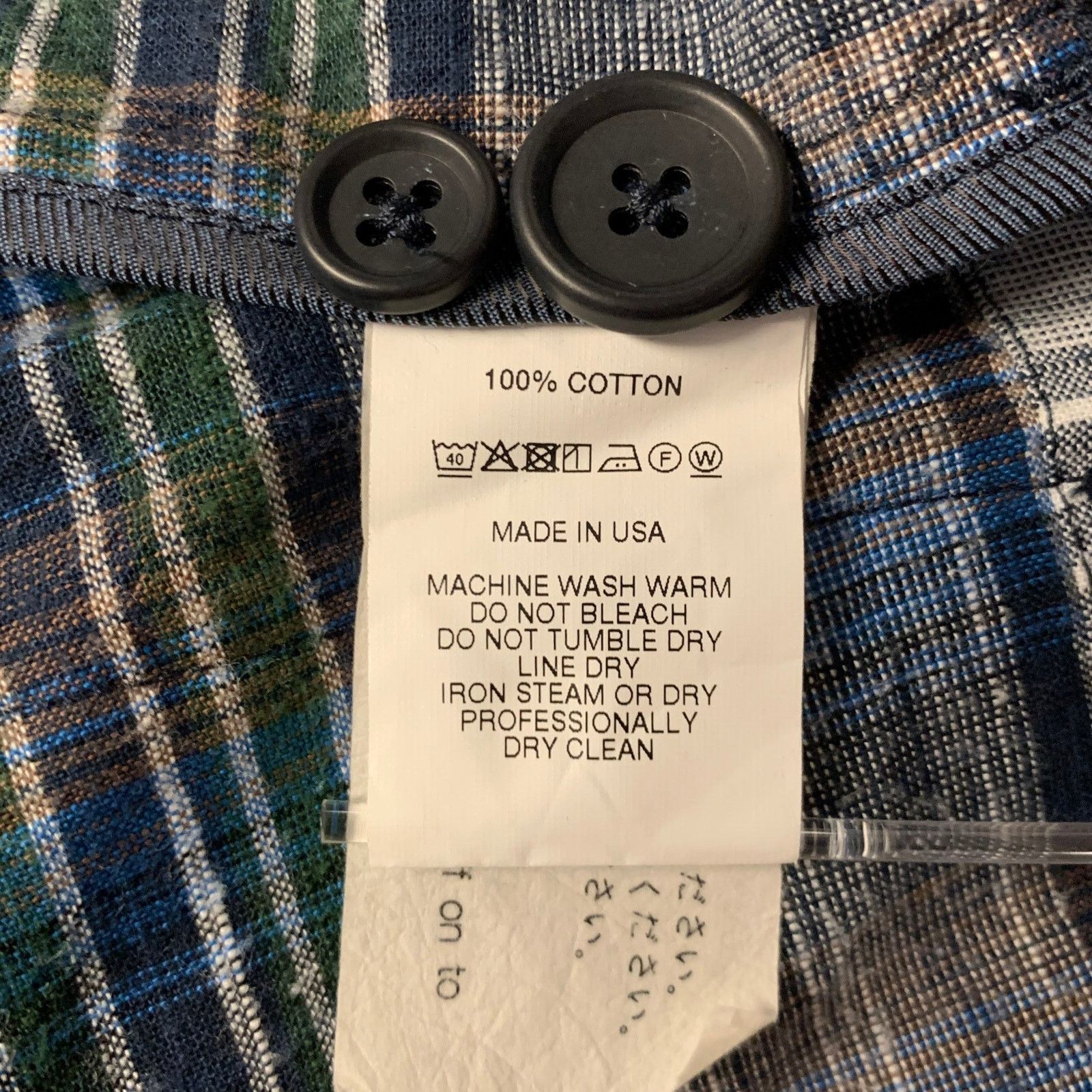 Engineered Garments ENGINEERED GARMENTS Navy Orange Patchwork Cotton Sport Coat Size US M / EU 48-50 / 2 - 7 Thumbnail