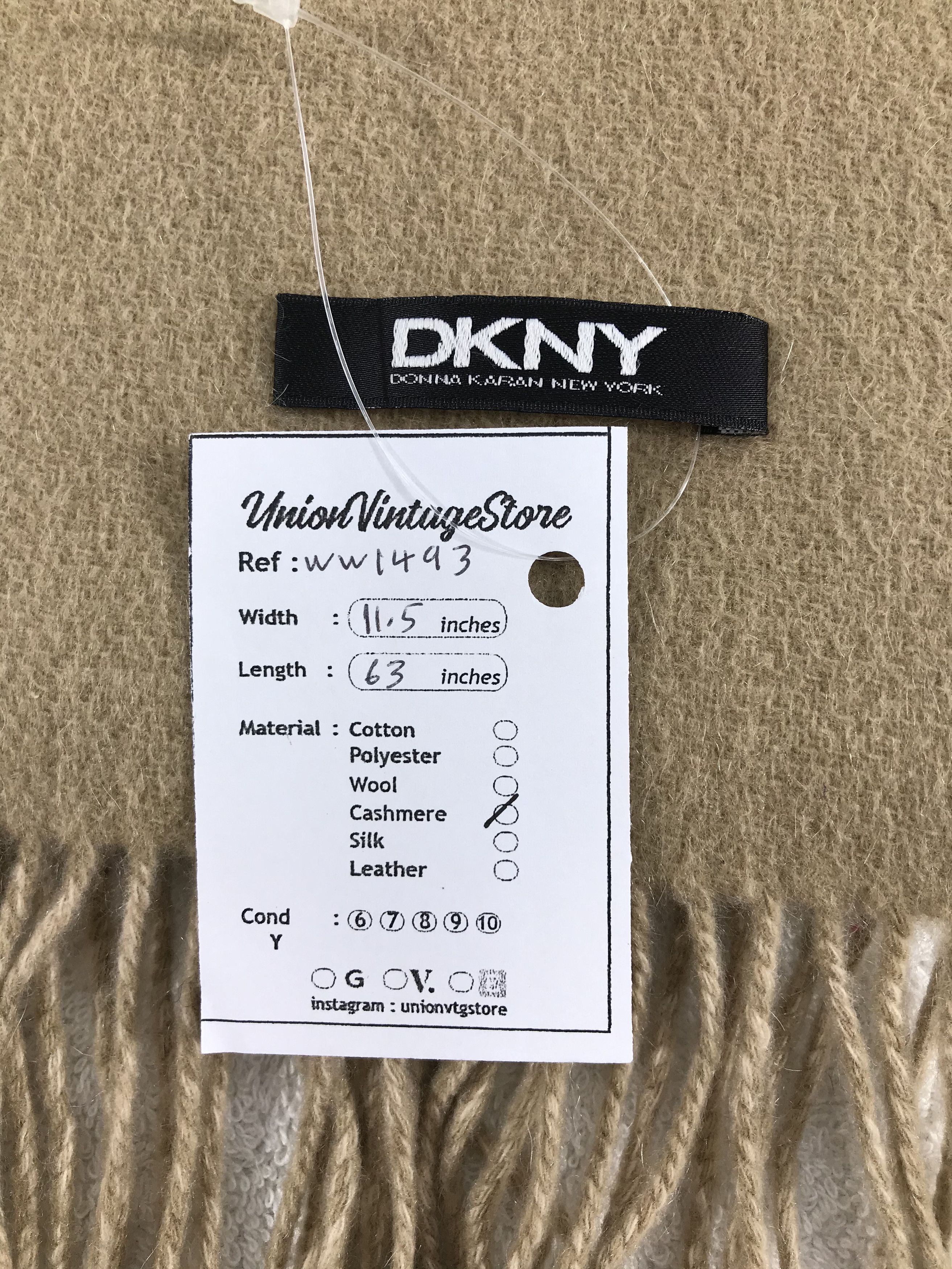 DKNY × Vintage DKNY Scarf / Muffler / Neckwear - WW1493 Size ONE SIZE - 4 Thumbnail