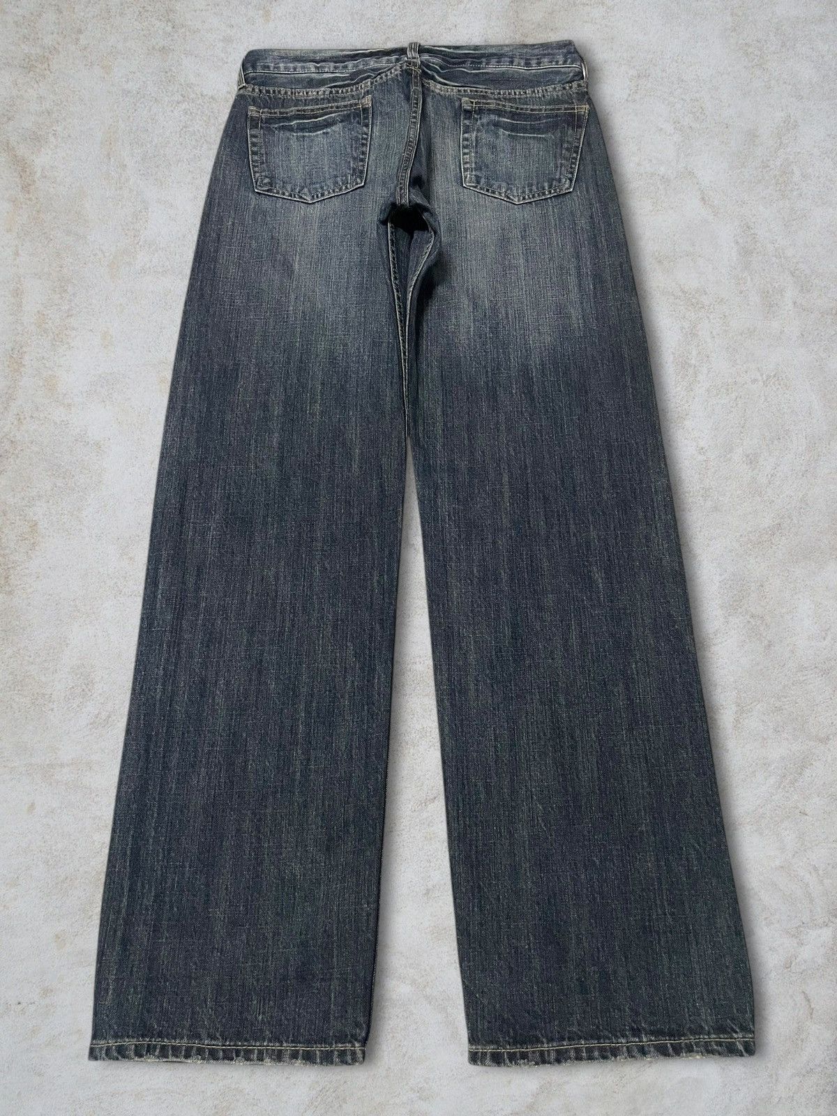 Skull Jeans by an Alchemist Vintage Japanese Skull Cross Printed Distressed Washed Jeans Size US 32 / EU 48 - 6 Thumbnail