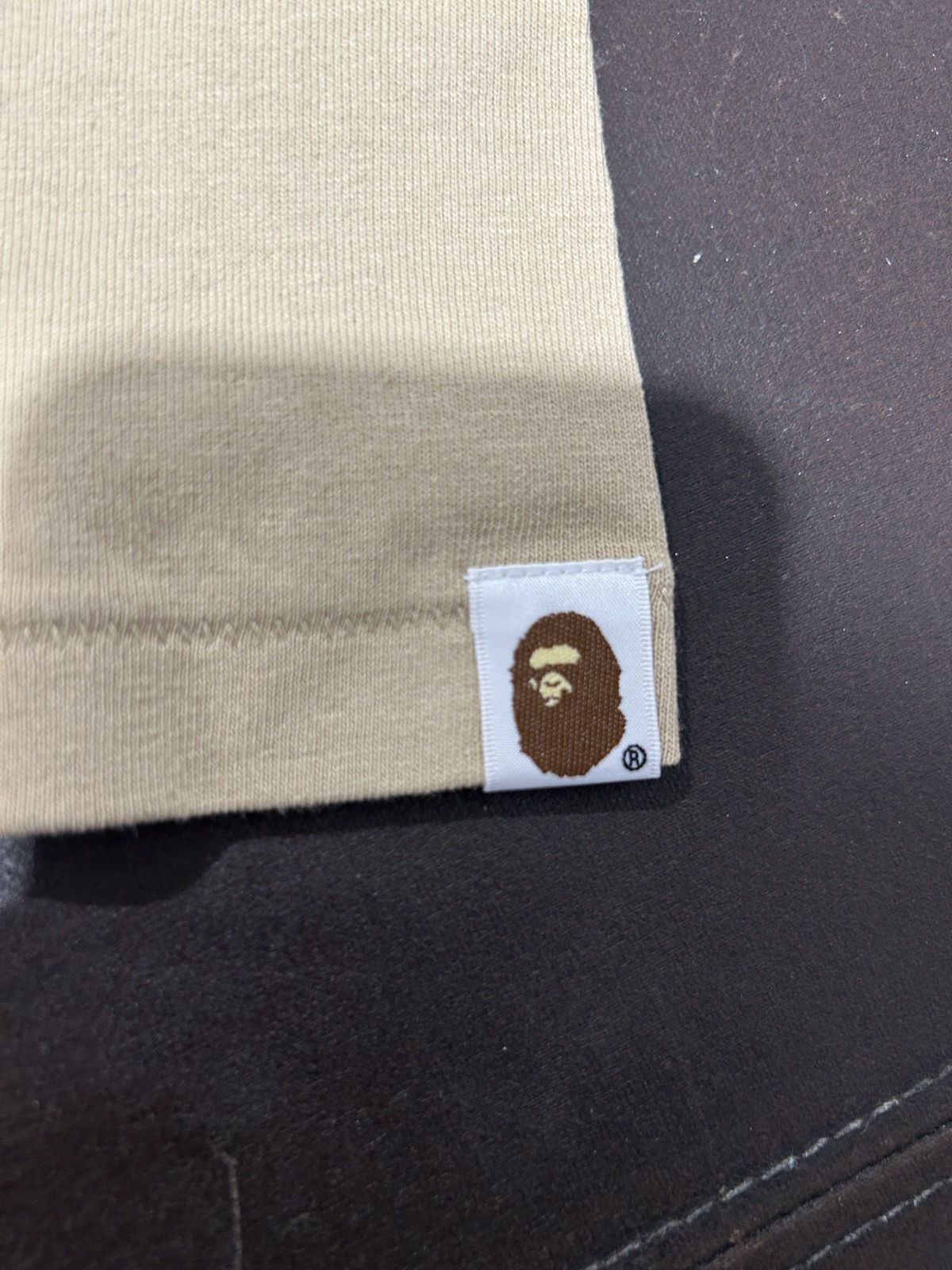 Bape BAPE MAD SHARK ZIPPER BEIGE TEE SIZE LARGE Size US L / EU 52-54 / 3 - 7 Thumbnail