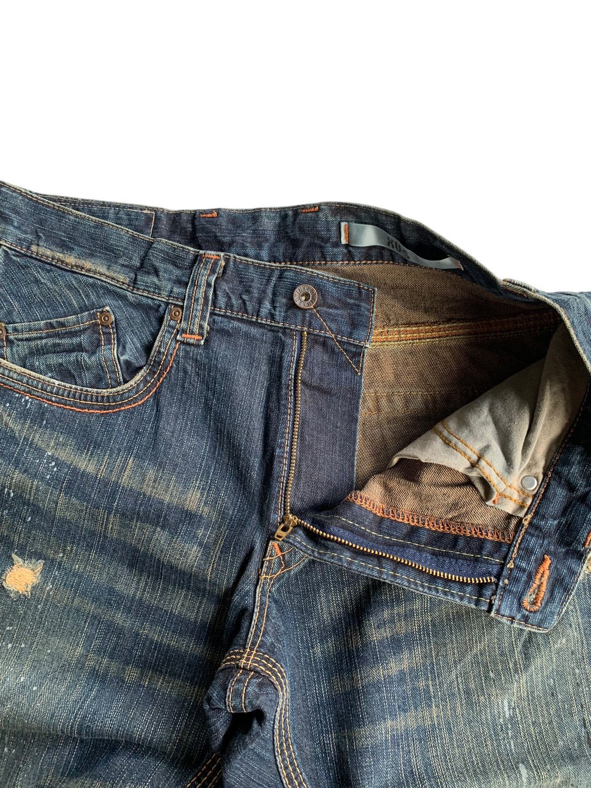 Beauty Beast × Edwin × If Six Was Nine EDWIN XVS PUNK STYLE RUSTY MUDMAX DISTRESSED DENIM☠️🎌 Size US 32 / EU 48 - 14 Thumbnail