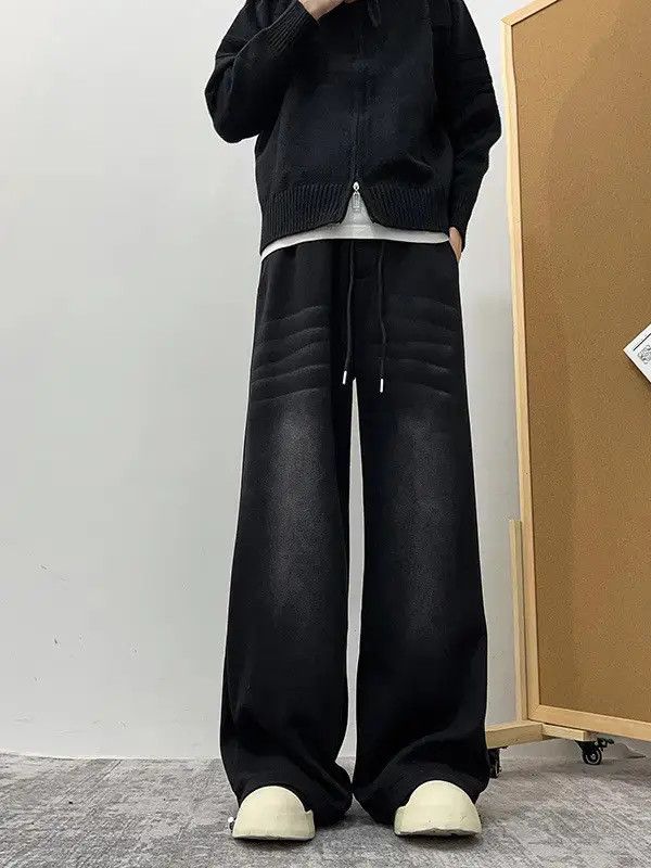 Japanese Brand Retro loose washed casual jeans Size US 32 / EU 48 - 1 Thumbnail