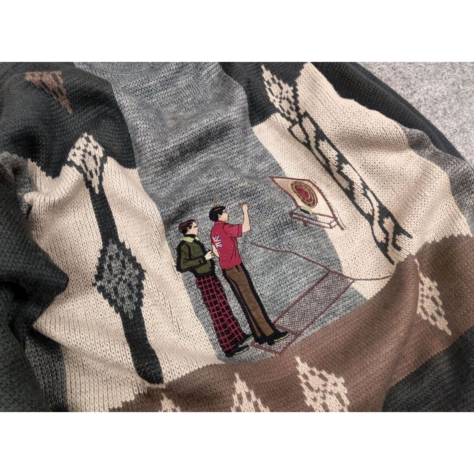 Logo 7 VINTAGE 90s Canda Sweater Embroidered Logo Japan Style Size US L / EU 52-54 / 3 - 6 Thumbnail