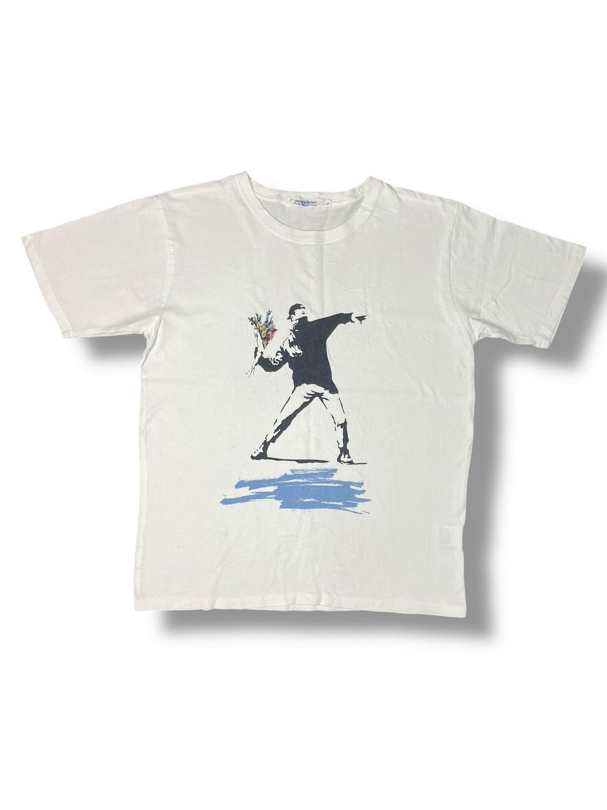 Other Banksy Flower Thrower Art Tees Size US L / EU 52-54 / 3 - 1 Thumbnail