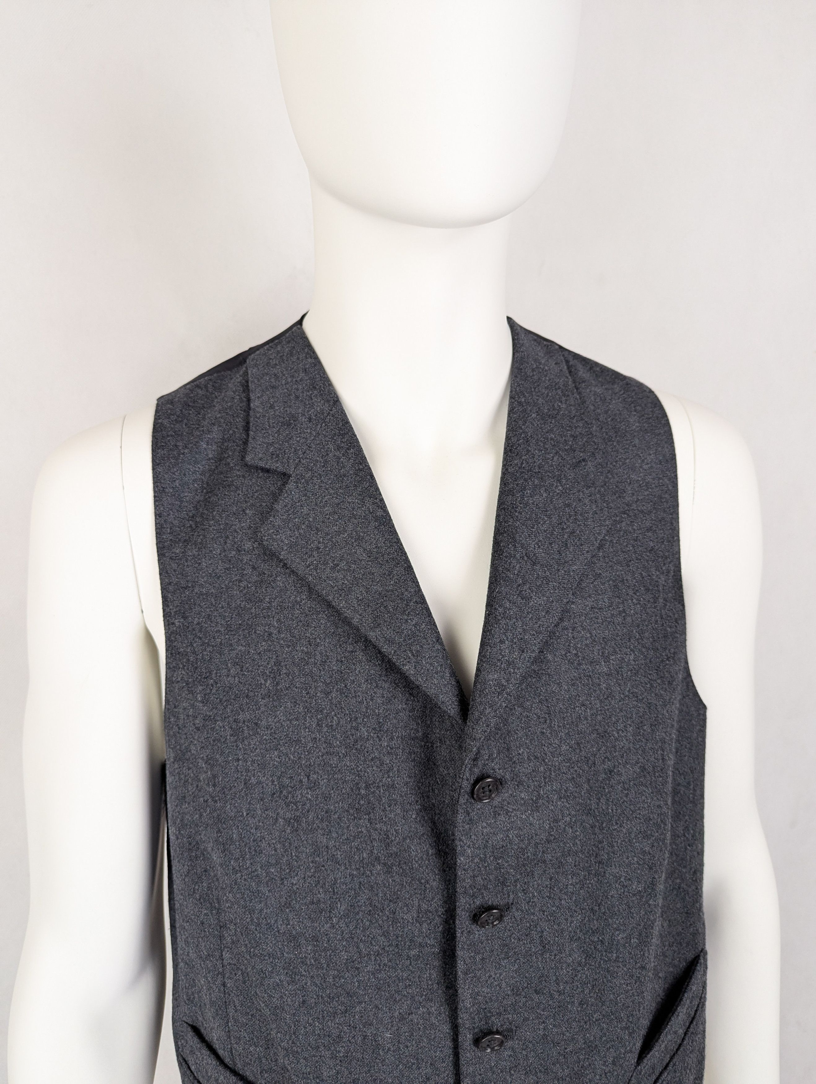 Yves Saint Laurent Yves Saint Laurent wool vest Size 52R - 6 Thumbnail
