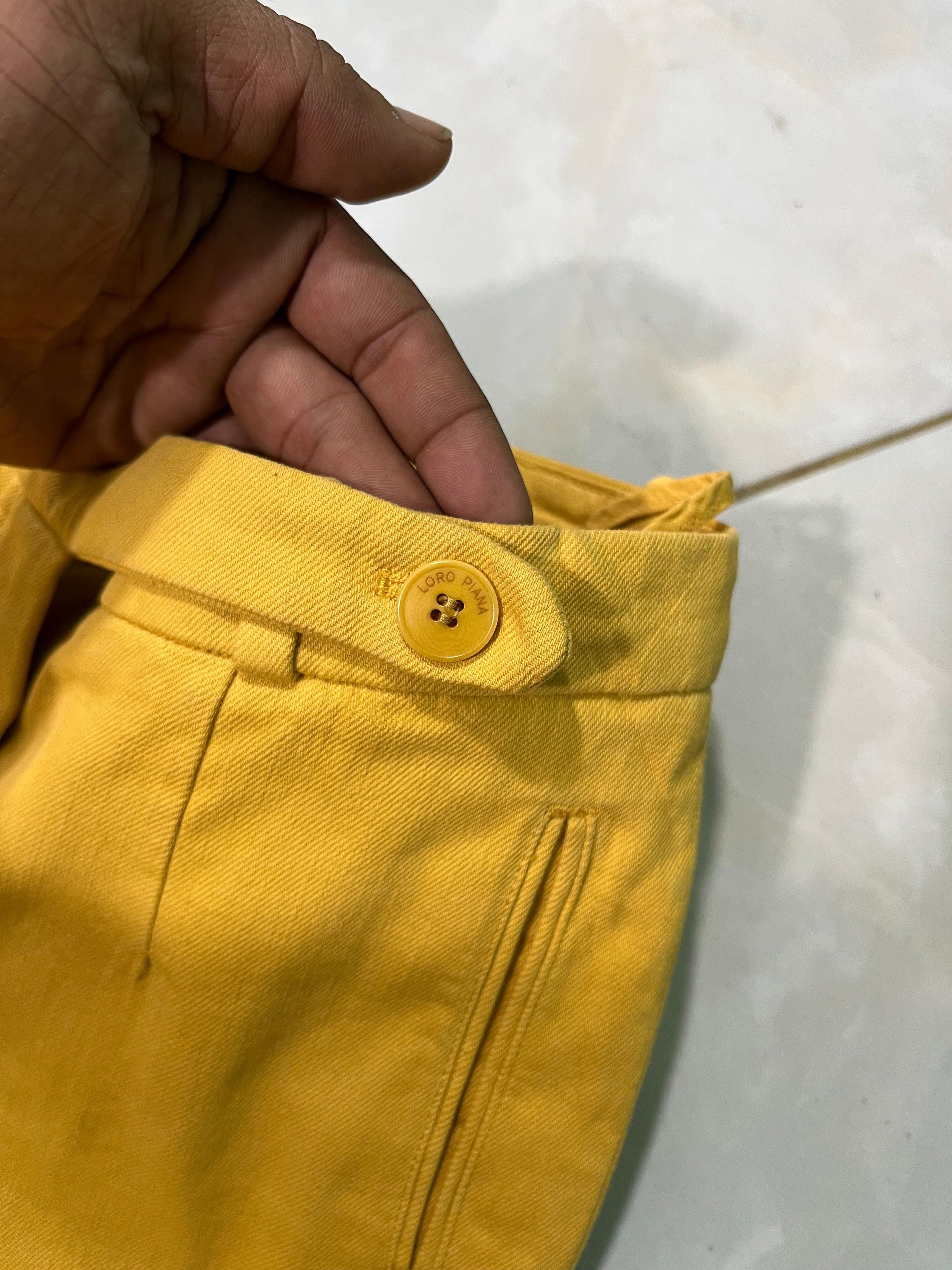 Loro Piana Loro Piana Cotton Trouser Pants Size 26" / US 2 / IT 38 - 4 Thumbnail