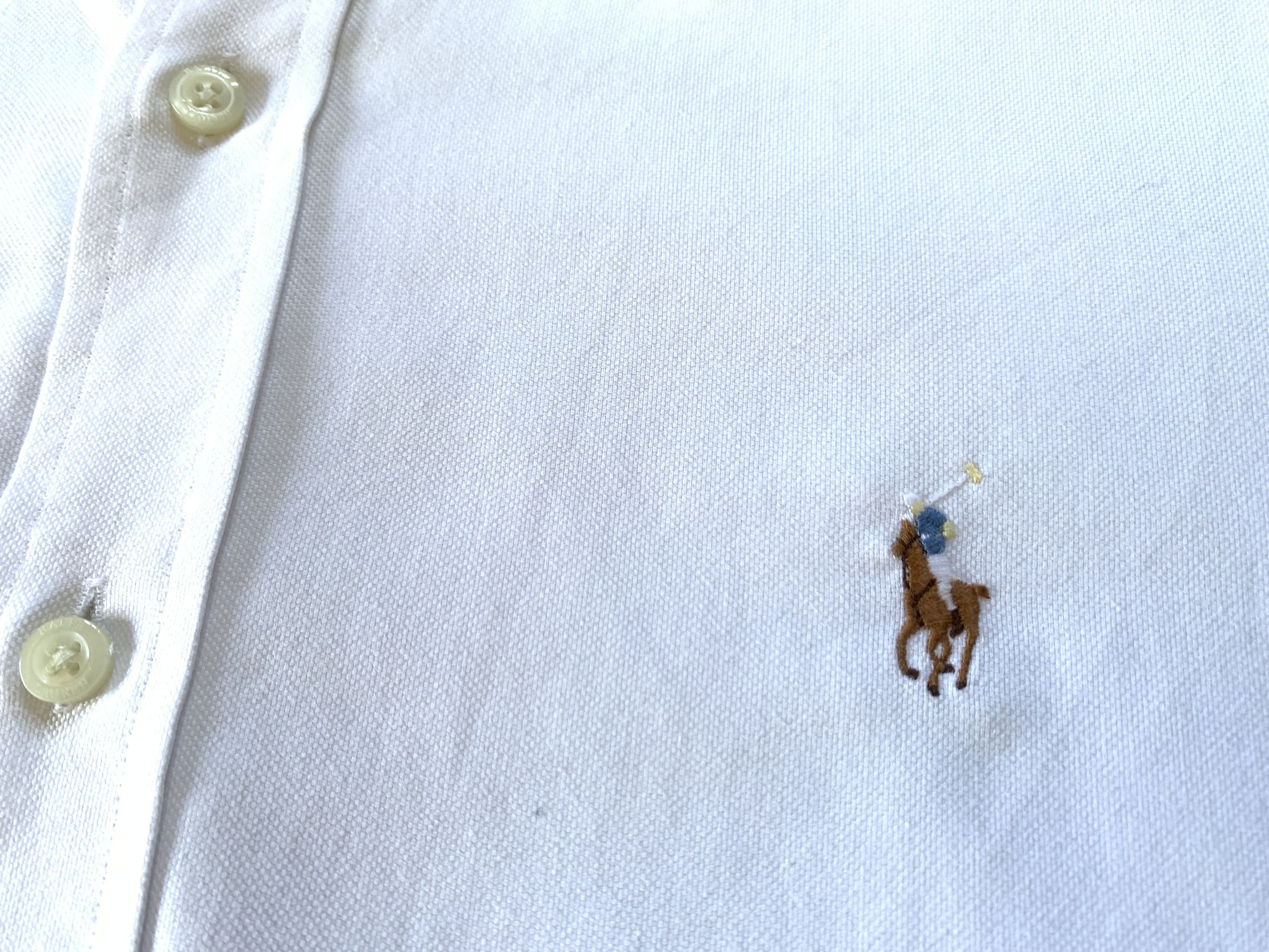 Polo Ralph Lauren Polo Ralph Lauren Non Iron White Cotton Shirt Button Up Size US L / EU 52-54 / 3 - 5 Thumbnail