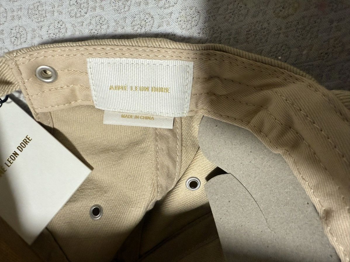 Aime Leon Dore Aime Leon Dore Washed “A” Logo Hat in “Stone” Cap Adjustable Size ONE SIZE - 5 Thumbnail