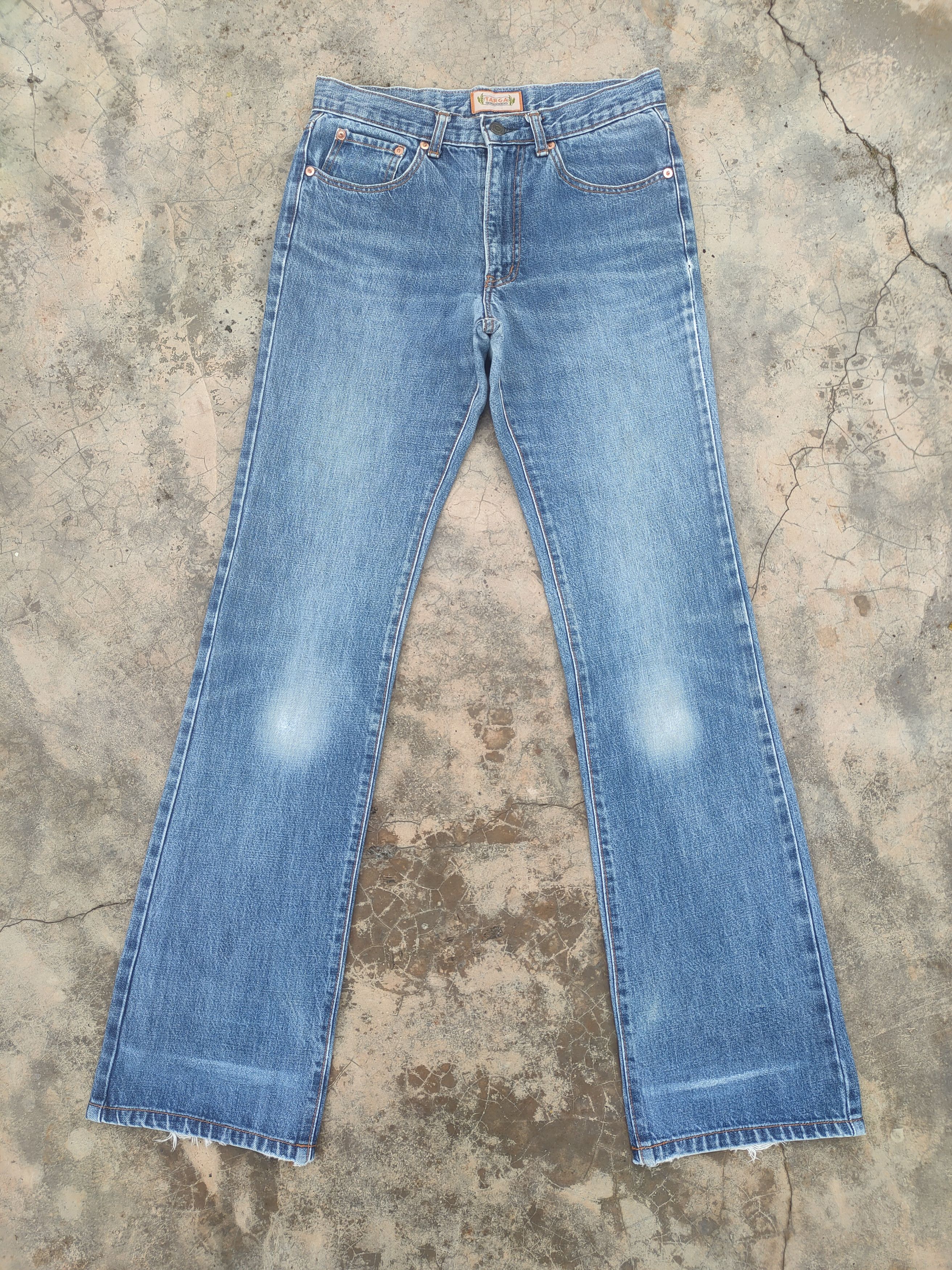 Japanese Brand VINTAGE TORGA FLARE FADED DENIM JEANS PANTS Size US 29 - 2 Thumbnail