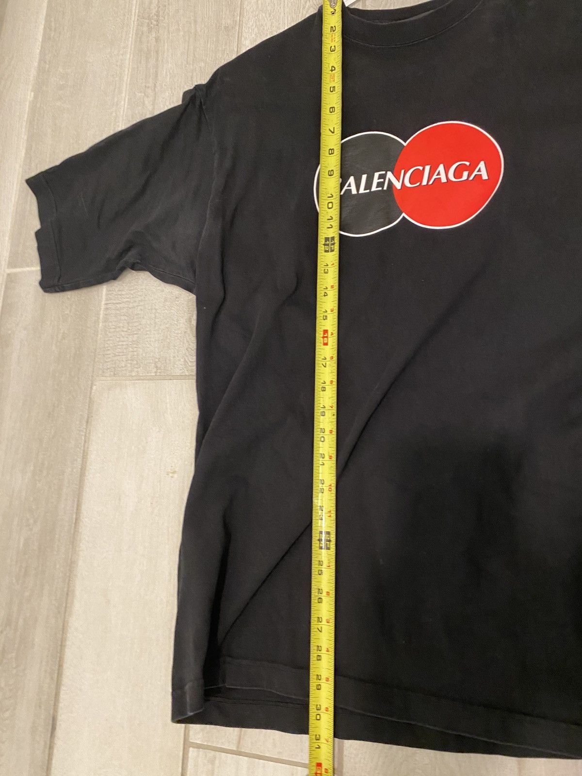 Balenciaga Balenciaga Mastercard Tee Shirt Size US XS / EU 42 / 0 - 8 Thumbnail