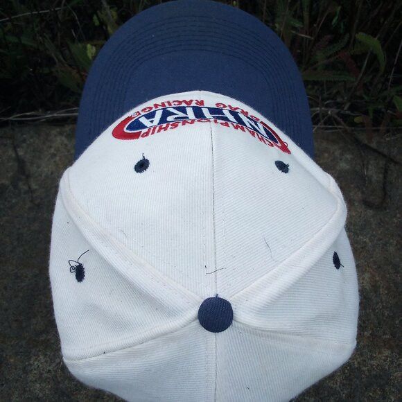 Vintage Vintage NHRA Championship Drag Racing Two Tone Snap Back Hat Size ONE SIZE - 4 Thumbnail