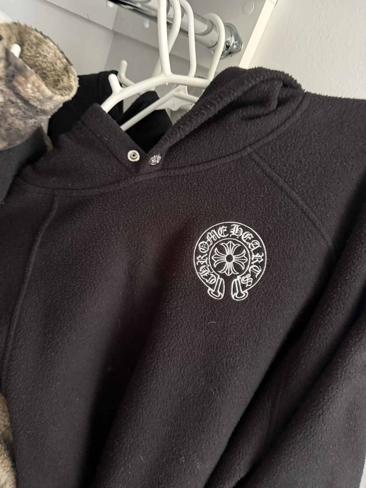 Chrome Hearts Chrome Hearts Fleece Horseshoe Pullover Hoodie Size US XL / EU 56 / 4 - 2 Thumbnail