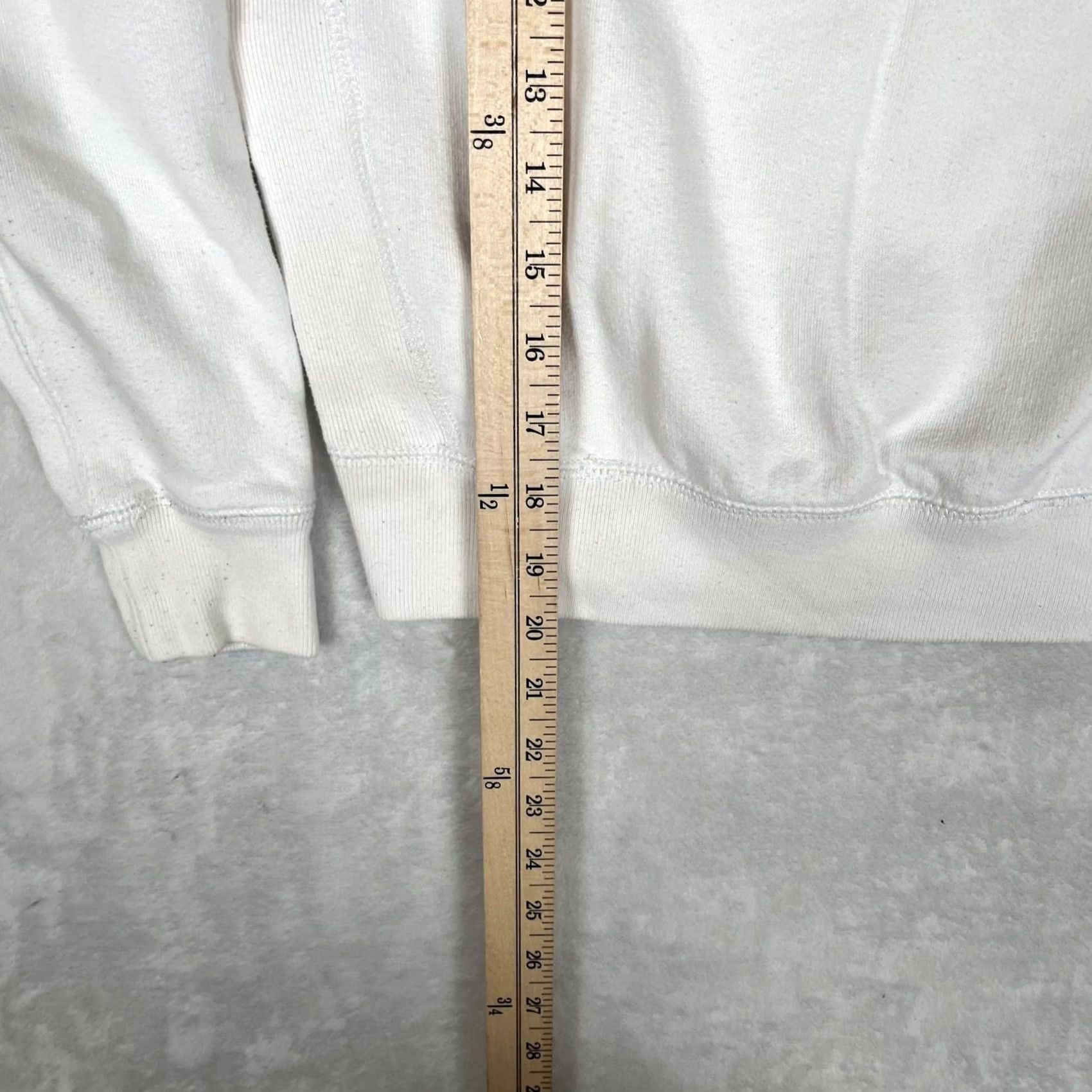 Polo Ralph Lauren Polo Ralph Lauren Sweatshirt Womens Small White Fleece Crewneck Graphic Print 67 Polo 67 Graphic Print Logo Sleeve Size S / US 4 / IT 40 - 5 Thumbnail