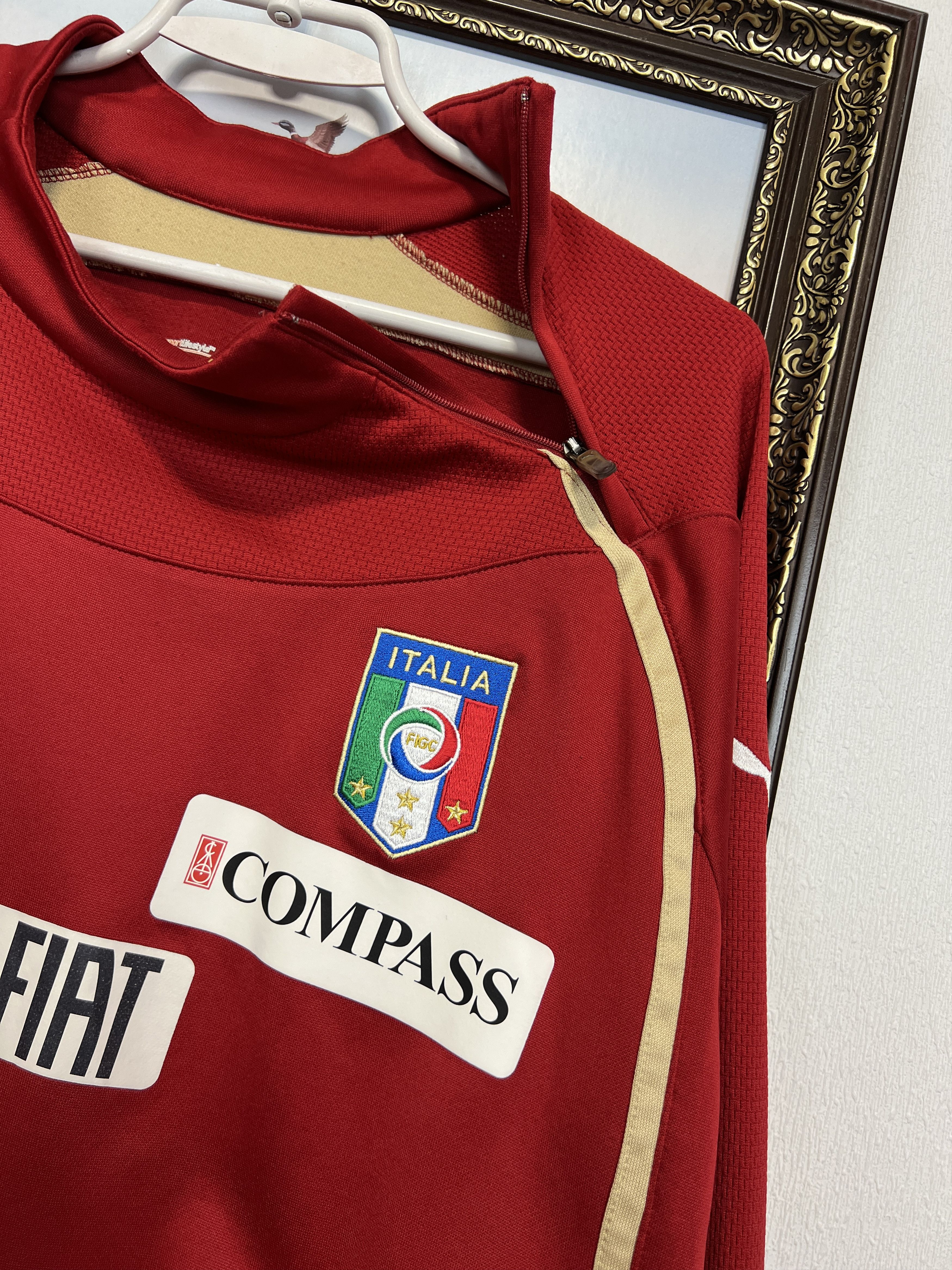 Puma Italy Football Player Issue Train Sweatshirt Jacket Maglia Size US L / EU 52-54 / 3 - 4 Thumbnail