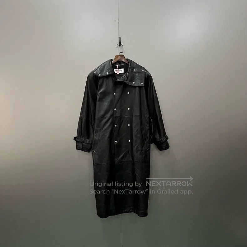 Saint Laurent Paris Saint Laurent Paris Black Double-Breasted Leather Jacket Size US S / EU 44-46 / 1 - 1 Thumbnail