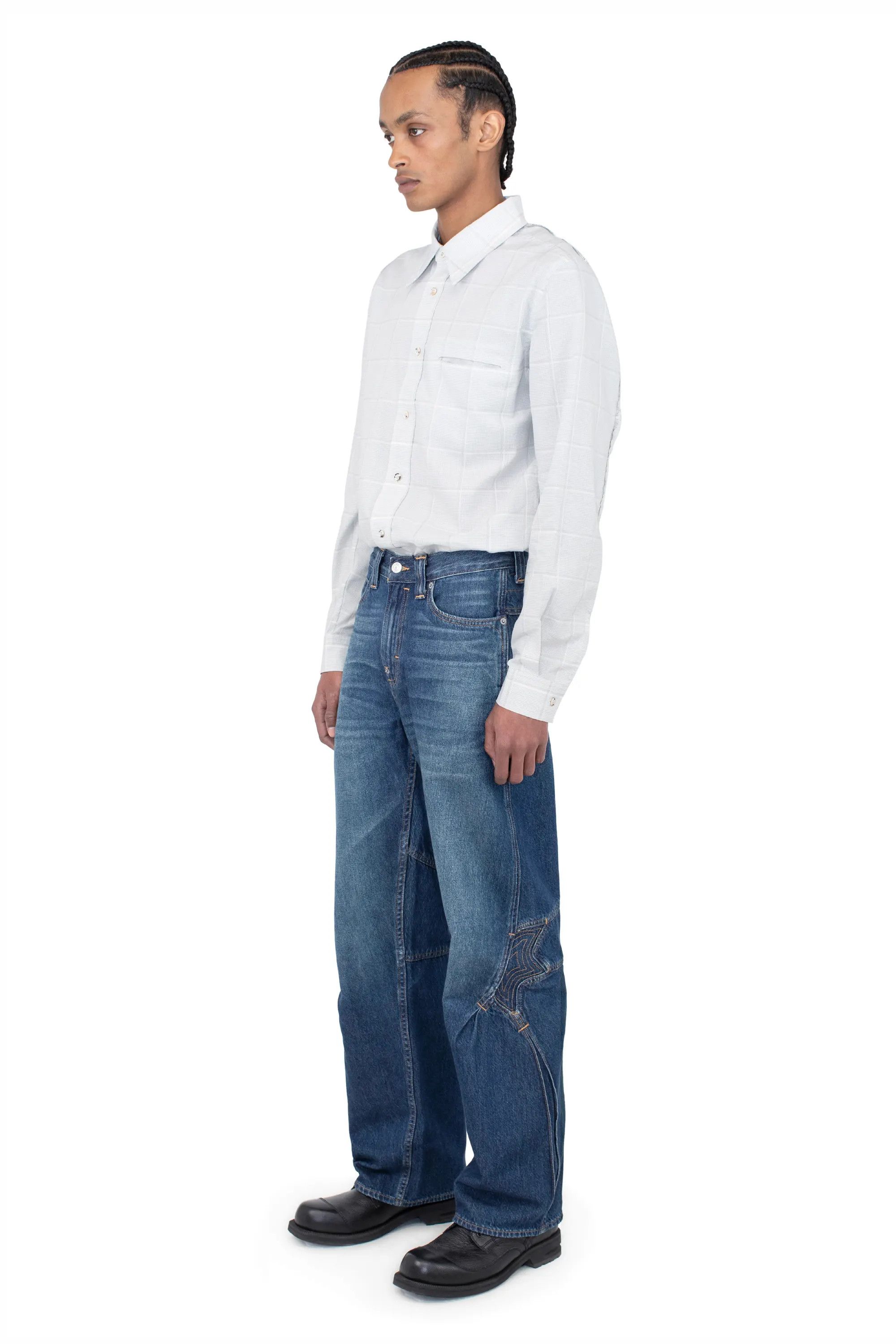 Kiko Kostadinov × Levi's LEVI'S ARTICULATE JEANS - BLUE Size US 30 / EU 46 - 19 Thumbnail