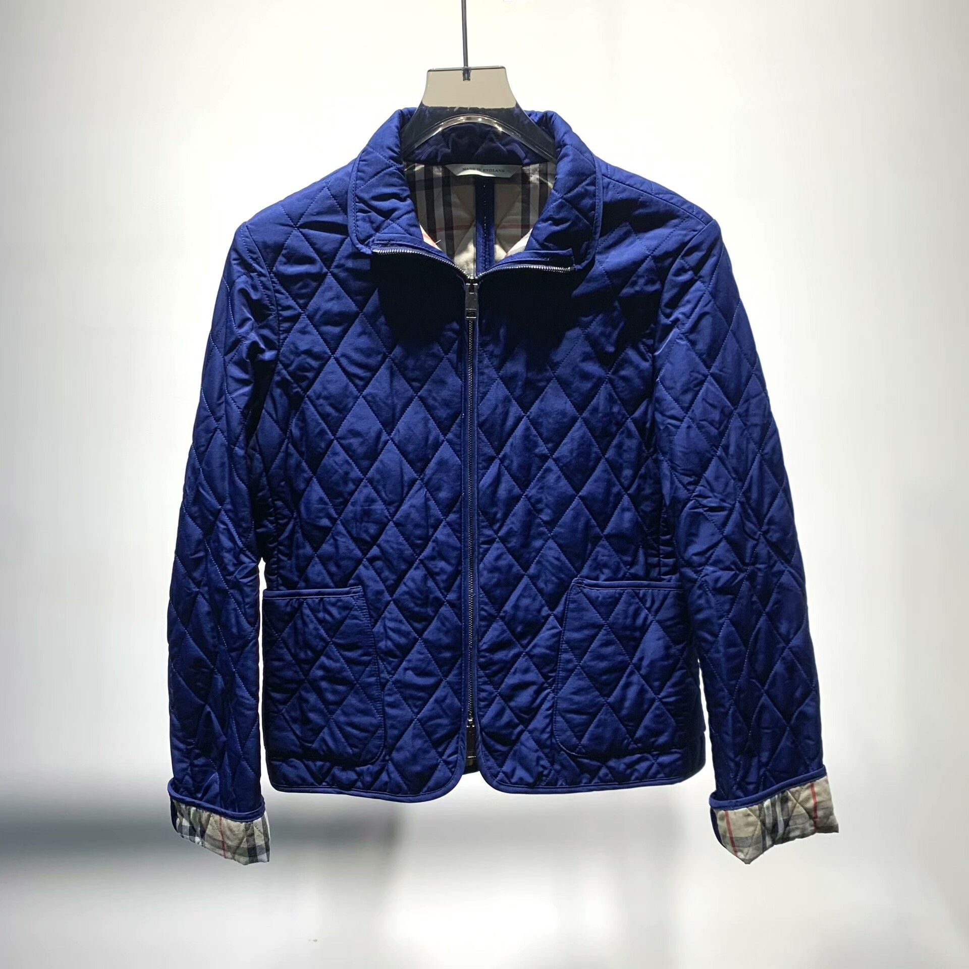 Burberry Burberry Blue Jacket S Women Size S / US 4 / IT 40 - 1 Thumbnail