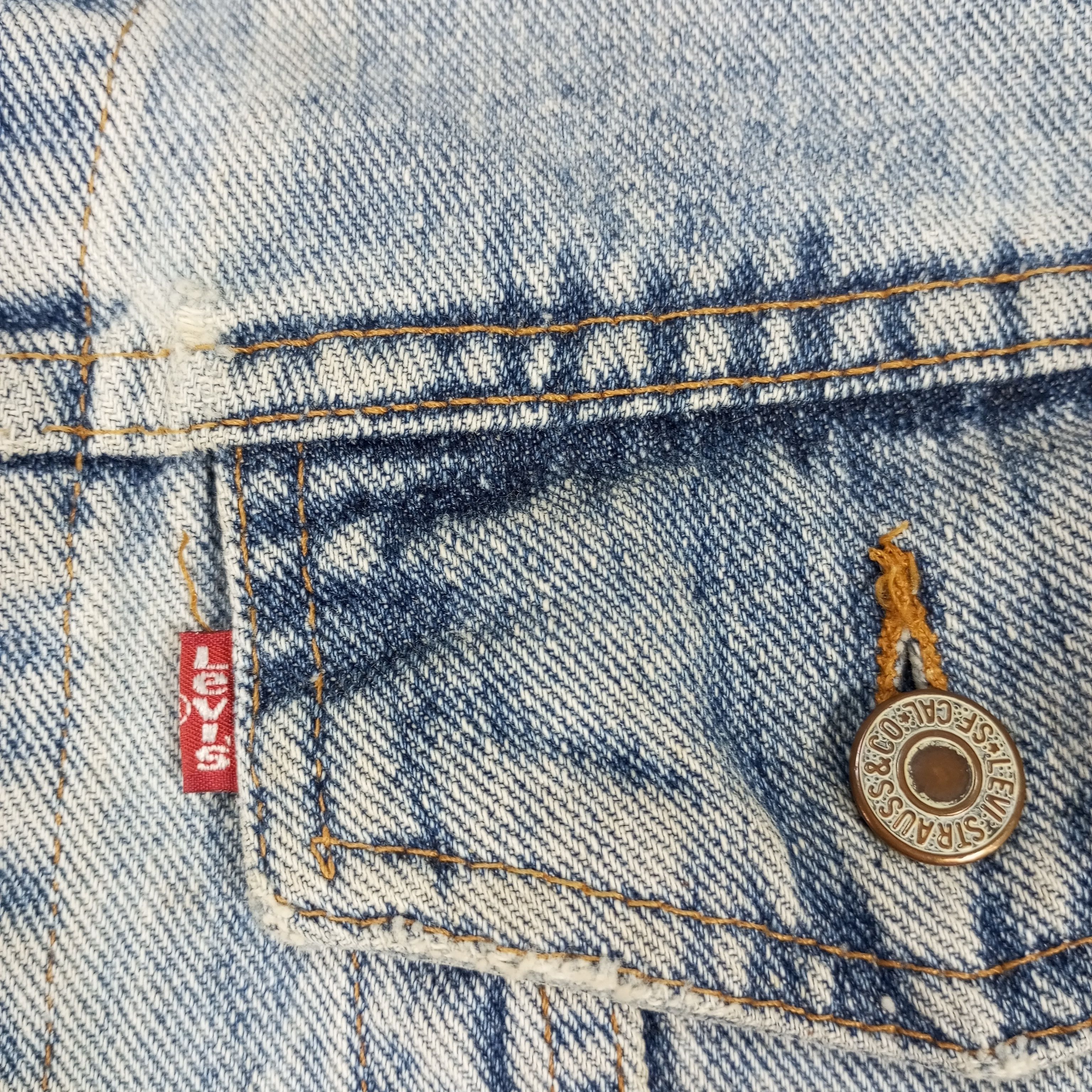 Levi's × Vintage Levis X Custom Nine Number Art Style Streetwear Jacket Size US L / EU 52-54 / 3 - 7 Thumbnail