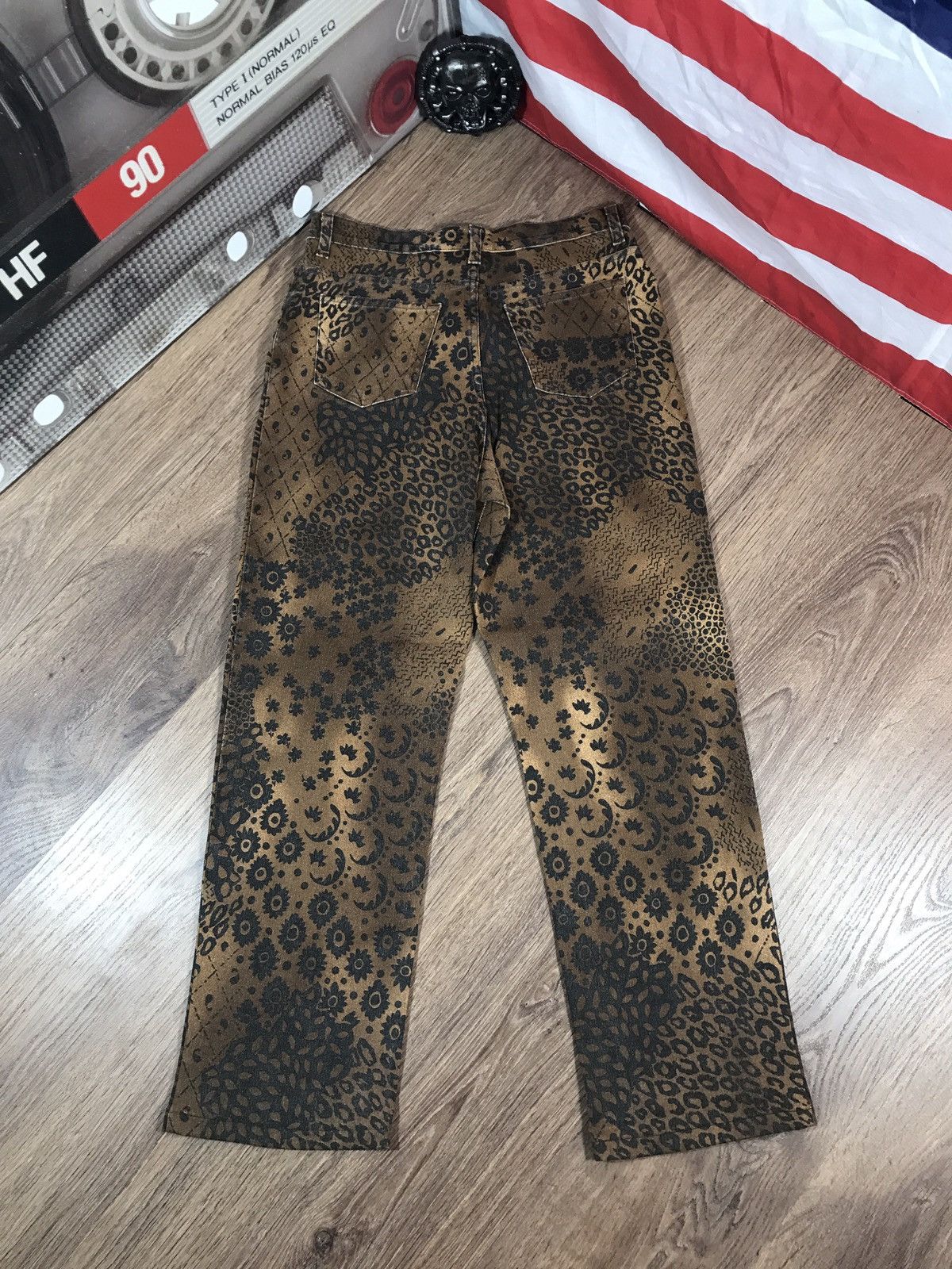 Vintage Vintage Luxury Designer Angelo Marani Print Pants Size 34" / US 12 / IT 48 - 9 Thumbnail