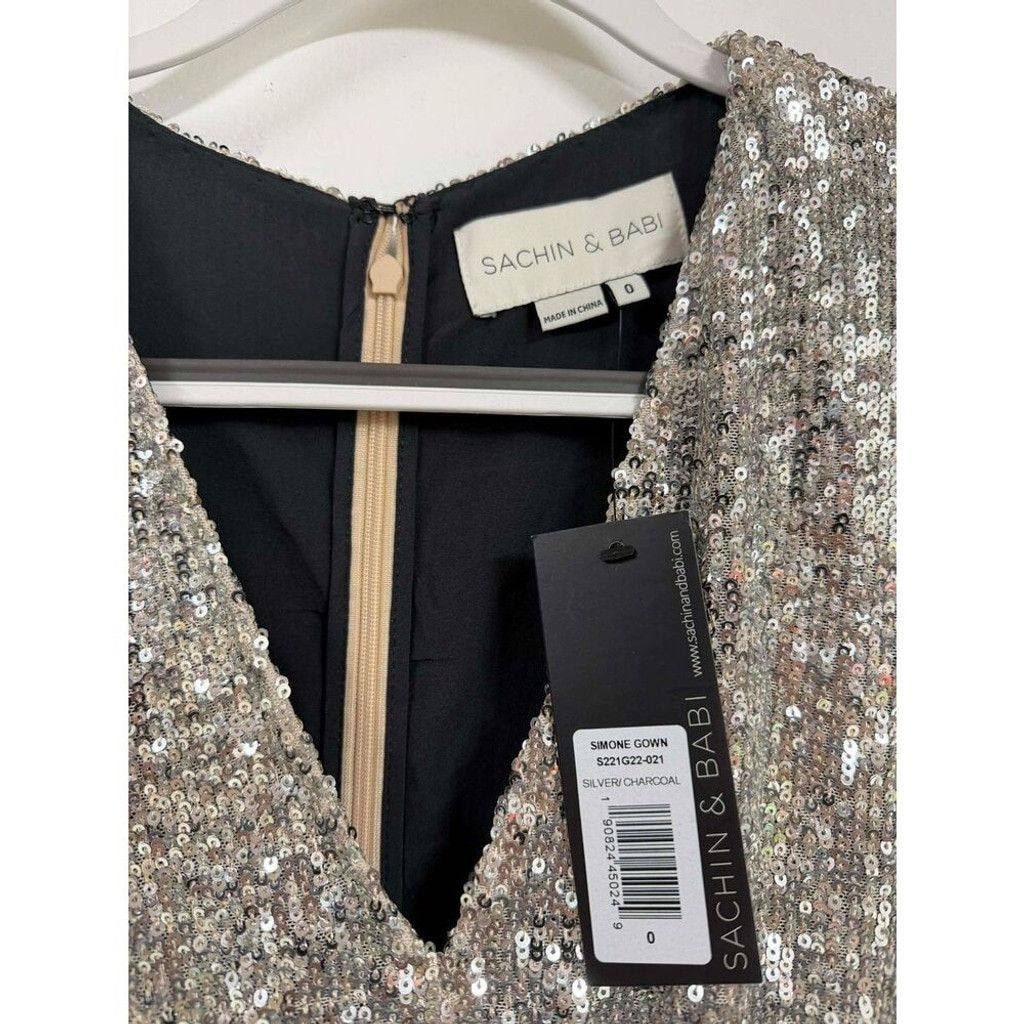 Sachin & Babi Sachin & Babi Simon Sequin Embellished Gown Size 0 $849 Size XS / US 0-2 / IT 36-38 - 7 Thumbnail
