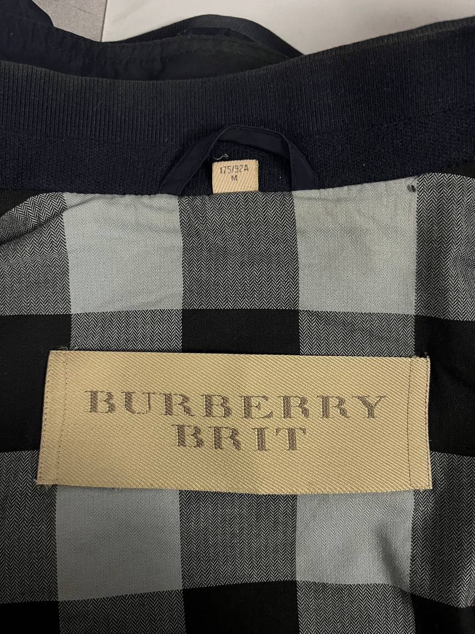Burberry Burberry Brit Nylon Jacket Navy Nova Check Size US M / EU 48-50 / 2 - 12 Thumbnail