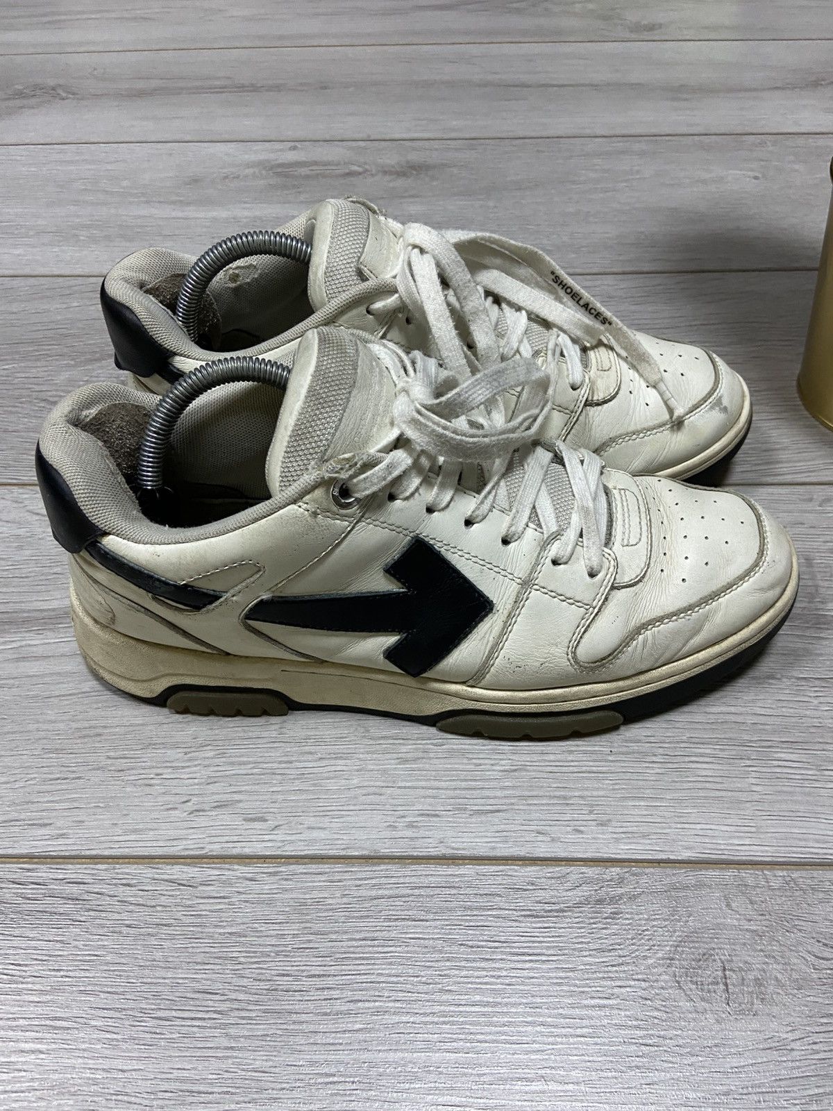 Off-White OFF WHITE Office leather Sneakers White arrow Size US 10 / EU 43 - 3 Thumbnail