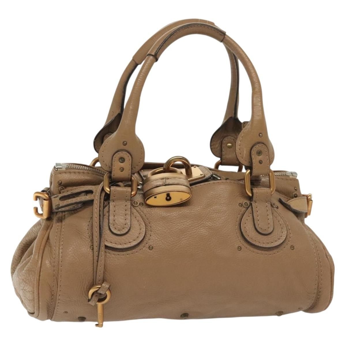 Chloe Chloe Paddington Lock Handbag Leather Size ONE SIZE - 1 Thumbnail