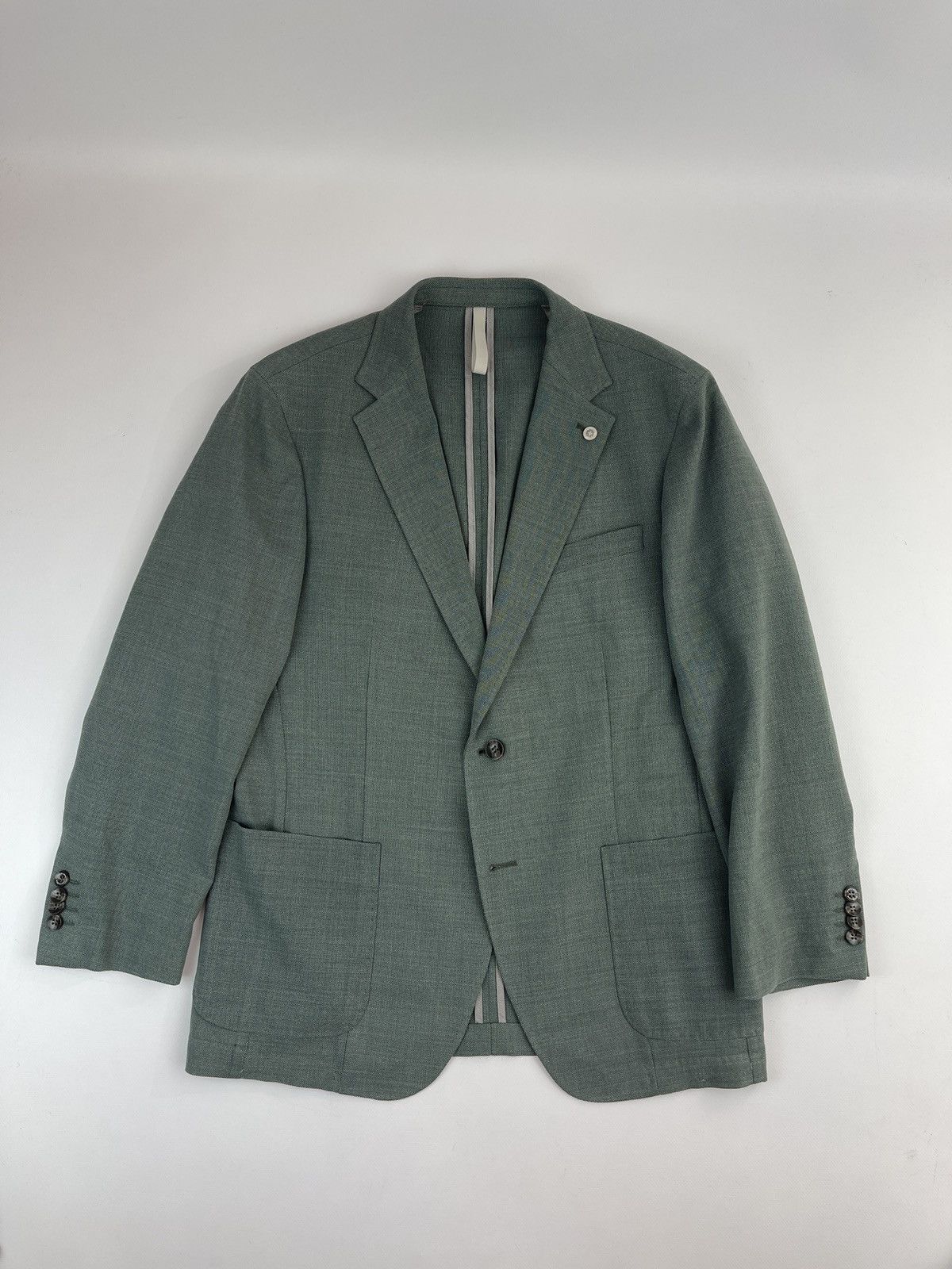 Strellson NWOT Strellson Single Breasted Unconstracted Wool Blazer Size 42S - 8 Thumbnail
