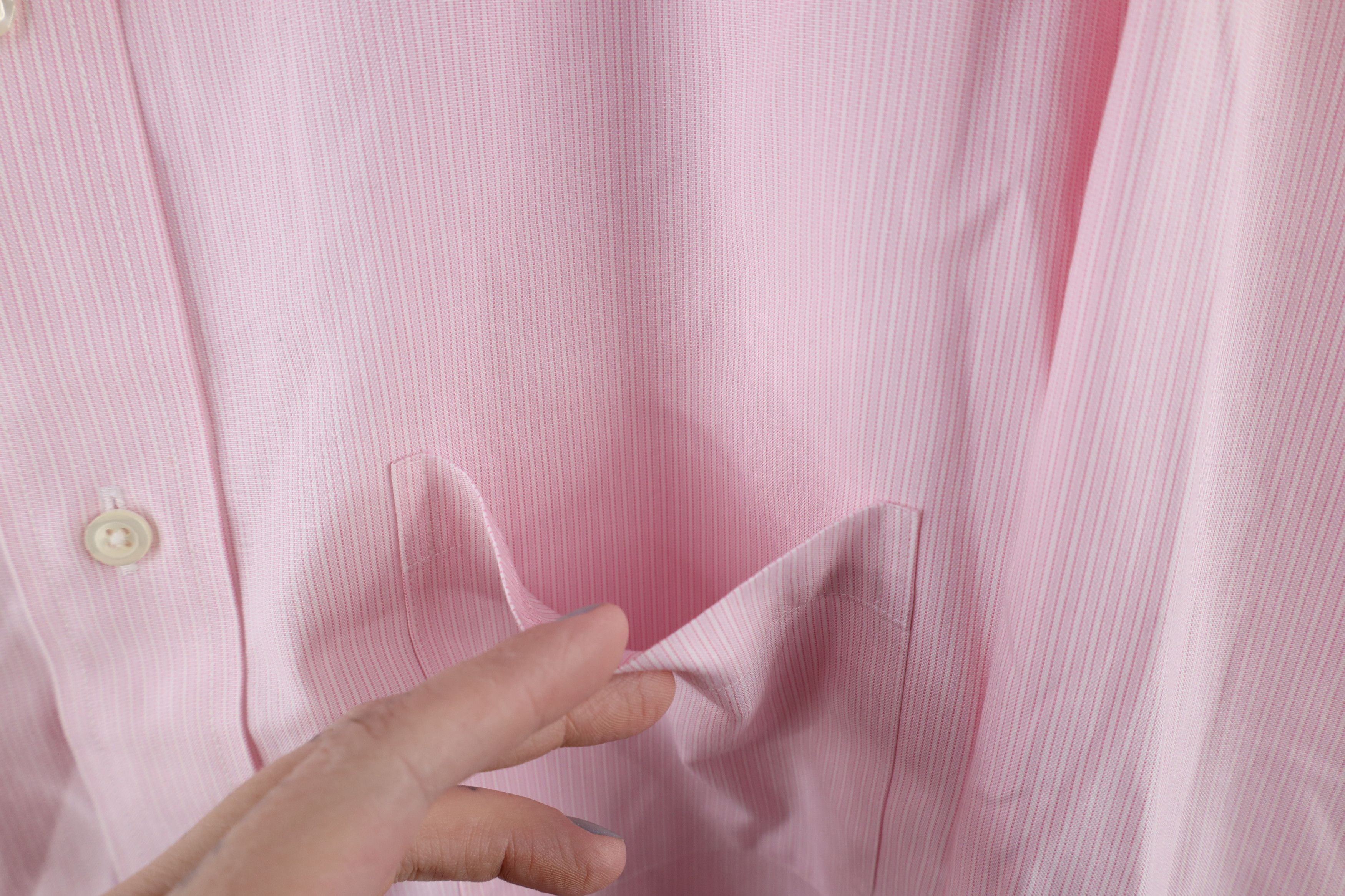 Brooks Brothers × Vintage Vintage 90s Brooks Brothers Collared Button Shirt Pink Size US L / EU 52-54 / 3 - 4 Thumbnail