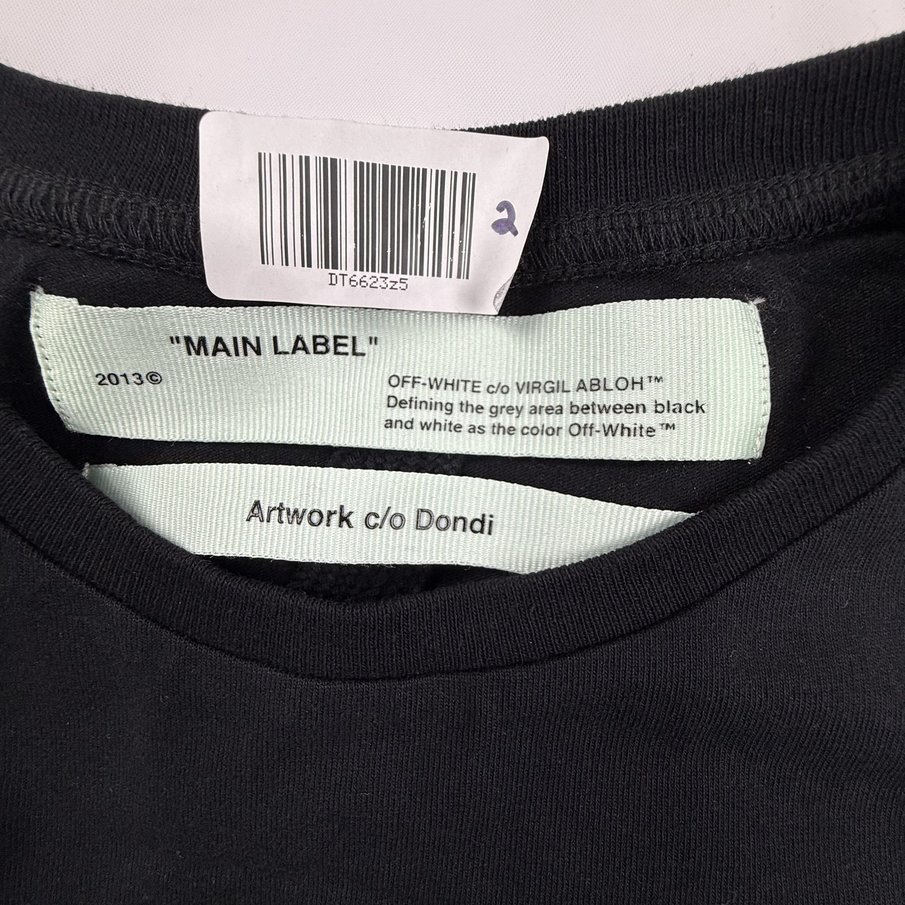 Off-White Off-White Virgil Abloh Dondi White Impressionism T-Shirt XS Size US XS / EU 42 / 0 - 5 Thumbnail