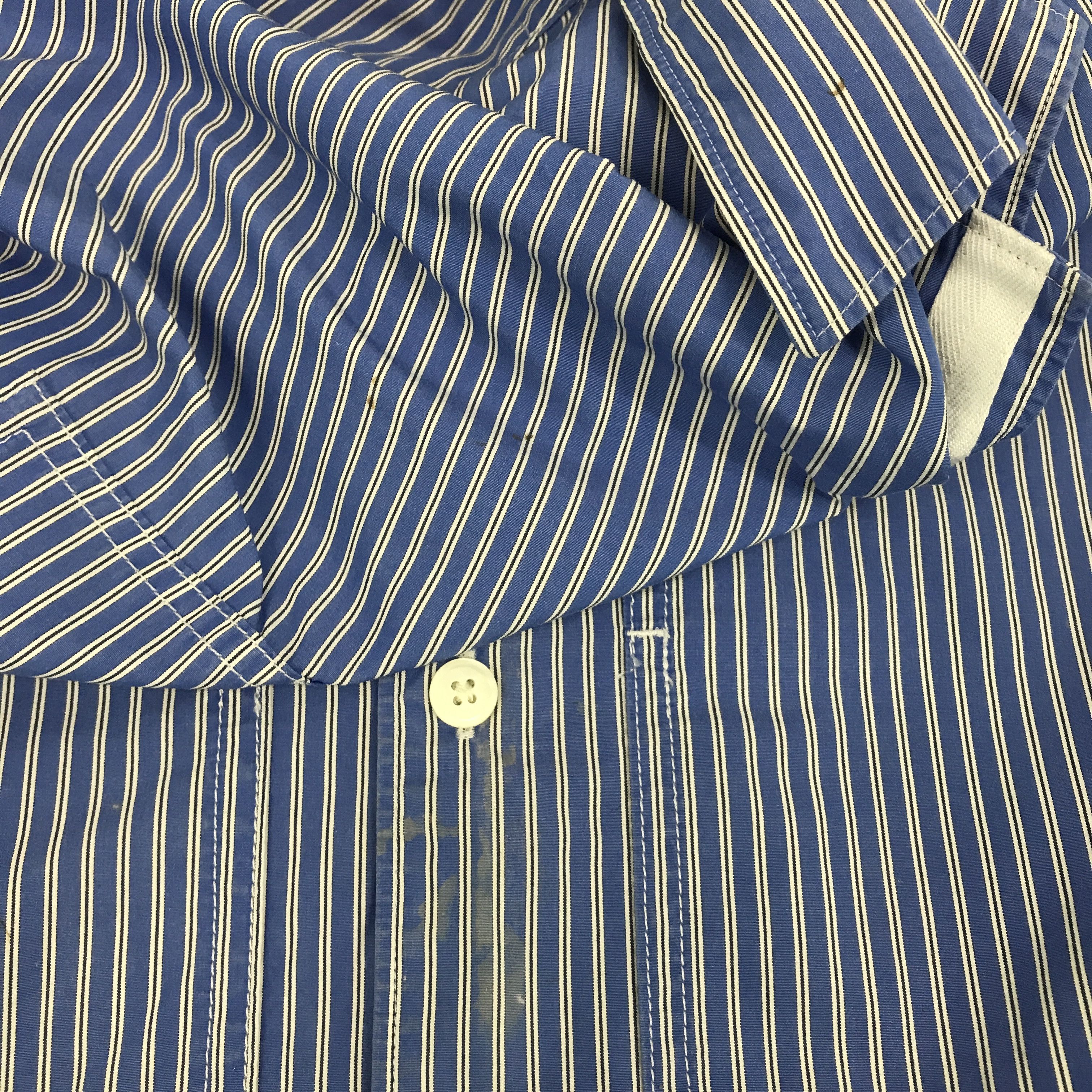 Jill Sander x uniqlo stripped button jacket