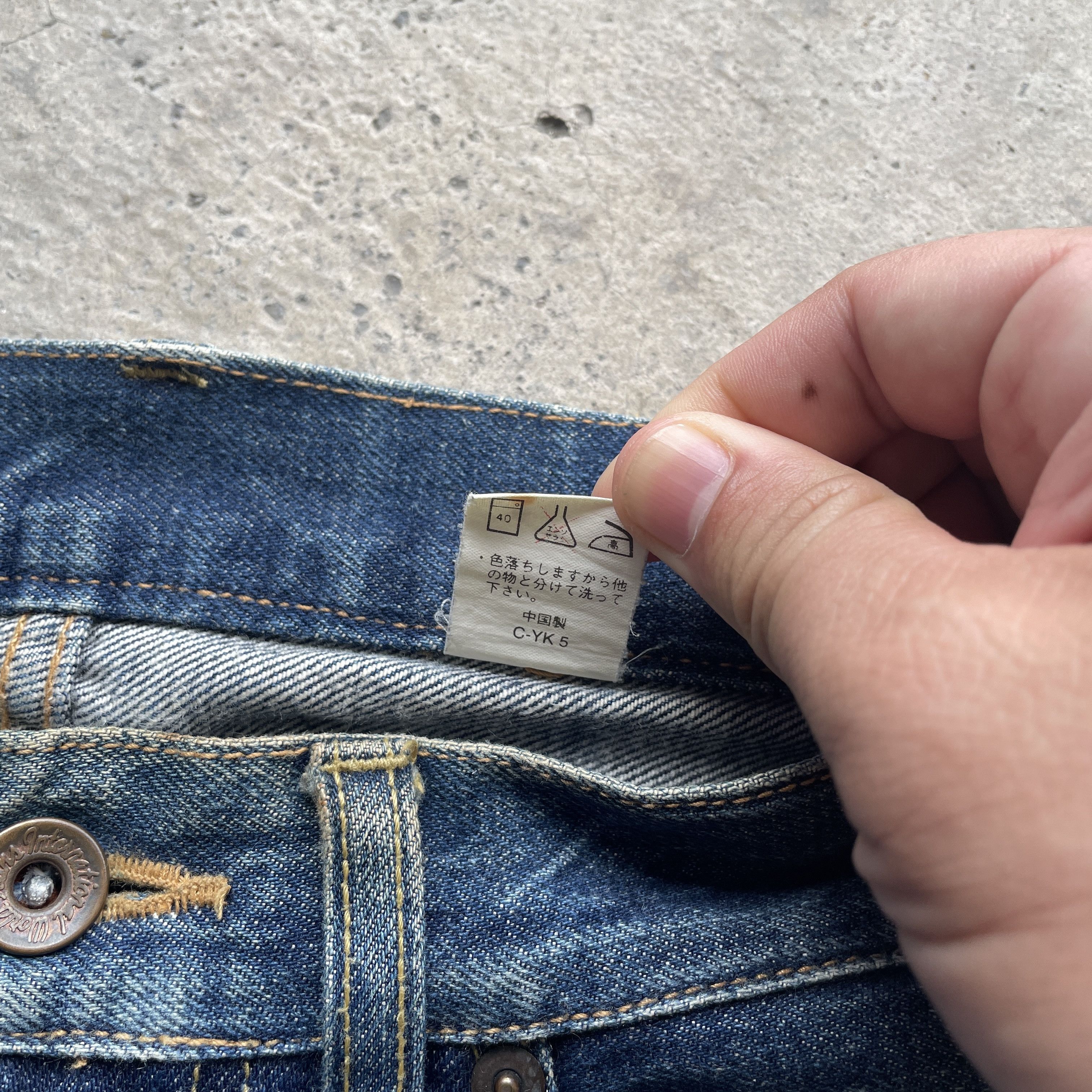 Japanese Brand × Vintage VINTAGE JAPANESE DENIM MUDWASH FADED JEANS PANTS W29x33 Size US 29 - 7 Thumbnail