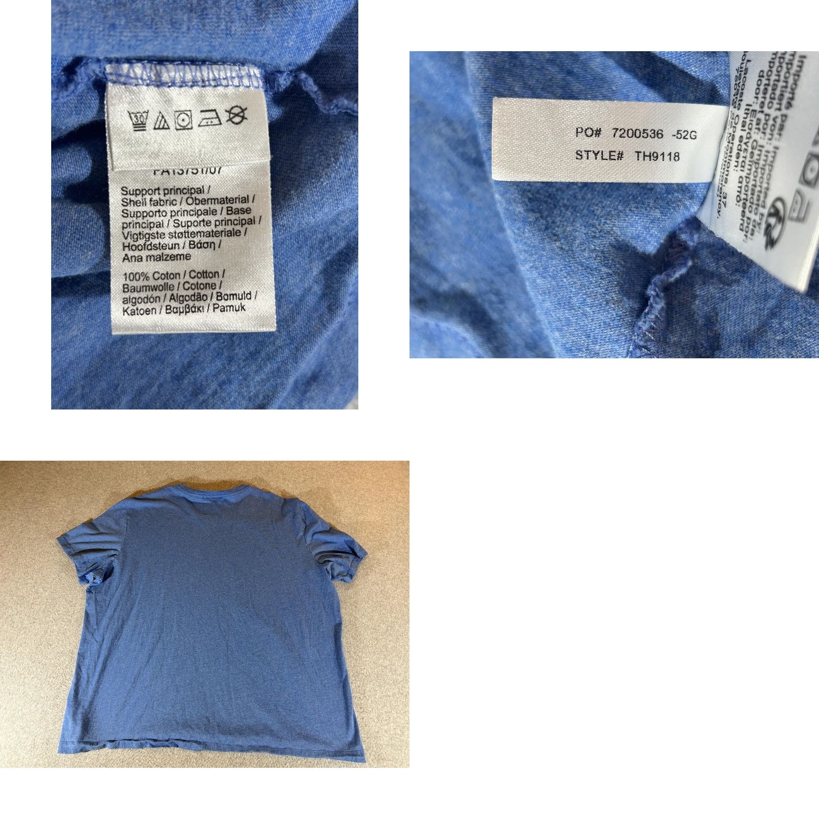 Lacoste Lacoste Shirt Mens 3XL Blue Script Graphic Short Sleeve Crew Tee Big Tall 3XLB Size US XXL / EU 58 / 5 - 8 Thumbnail