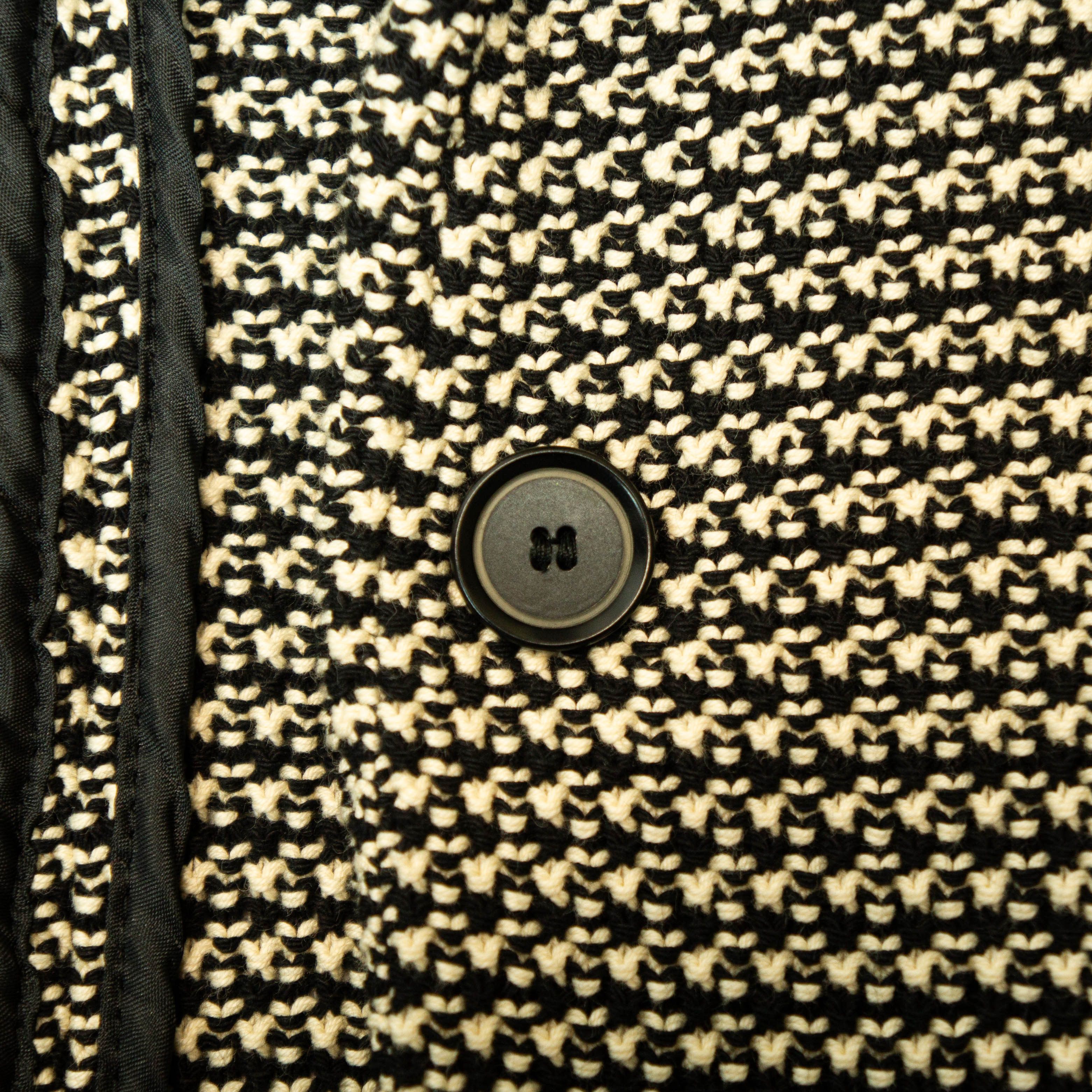 Gerard Darel GERARD DAREL Black White Blazer Jacket Size M / US 6-8 / IT 42-44 - 6 Thumbnail