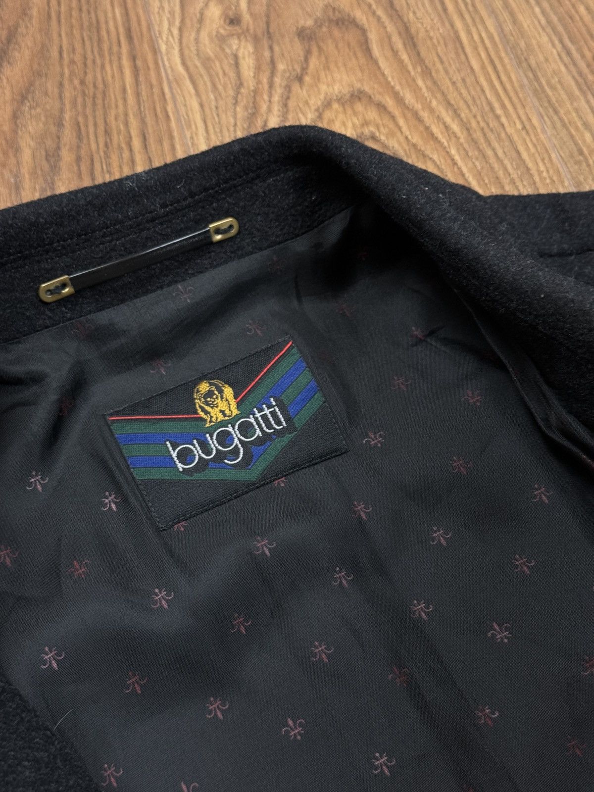 Bugatti Wool vintage coat Bugatti original streetwear luxury item Size US XL / EU 56 / 4 - 3 Thumbnail