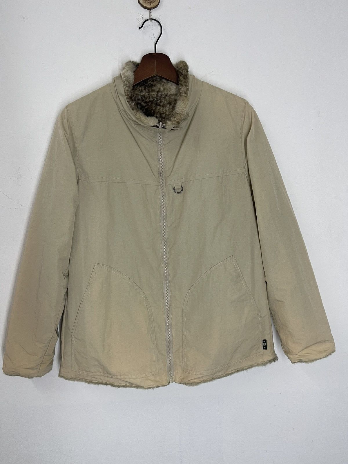 Japanese Brand VINTAGE CHINA RACOON FUR JACKET REVERSIBLE Size US M / EU 48-50 / 2 - 9 Thumbnail