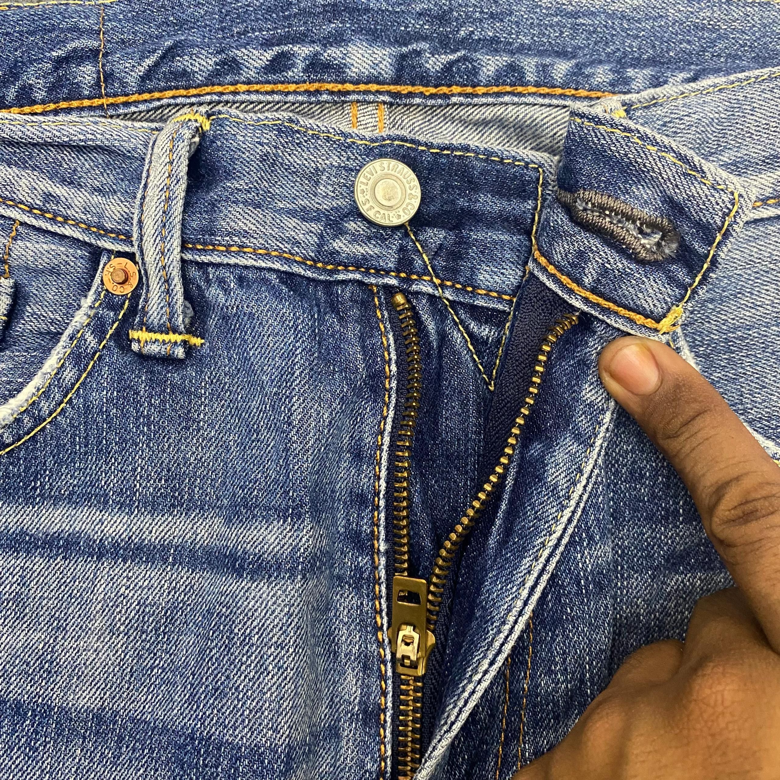 Levi's 💥Best Offer💥Vintage Levis 505 Distressed Denim Size US 30 / EU 46 - 14 Thumbnail