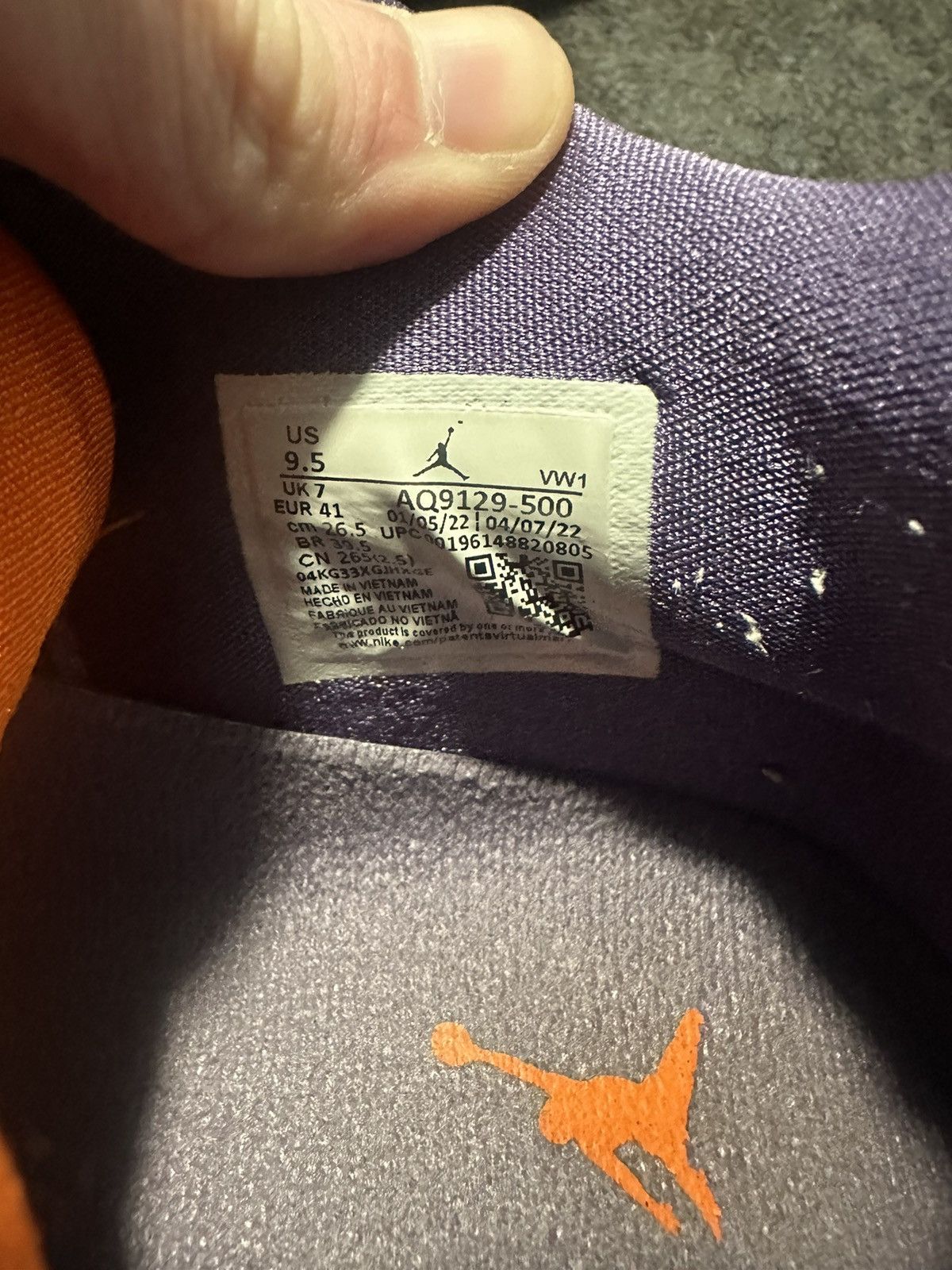 Jordan Brand × Nike Air Jordan 4 Retro Canyon Purple size 8 wmns size 9.5 Size US 8 / EU 41 - 6 Thumbnail