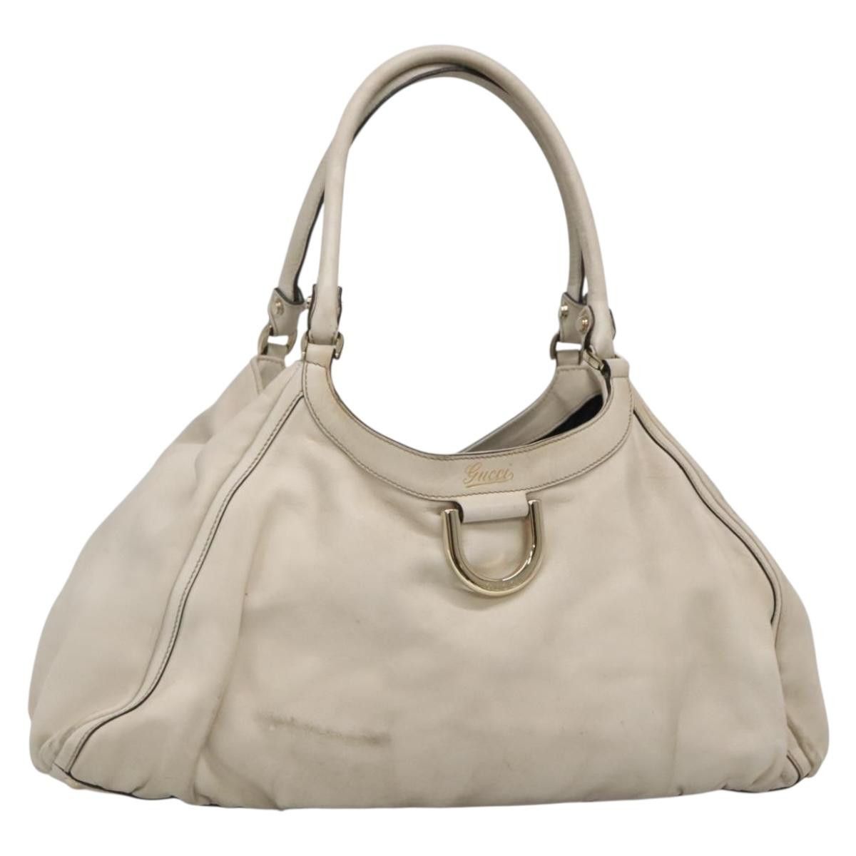 Gucci GUCCI Tote Bag Leather Ivory Gold Size ONE SIZE - 1 Thumbnail