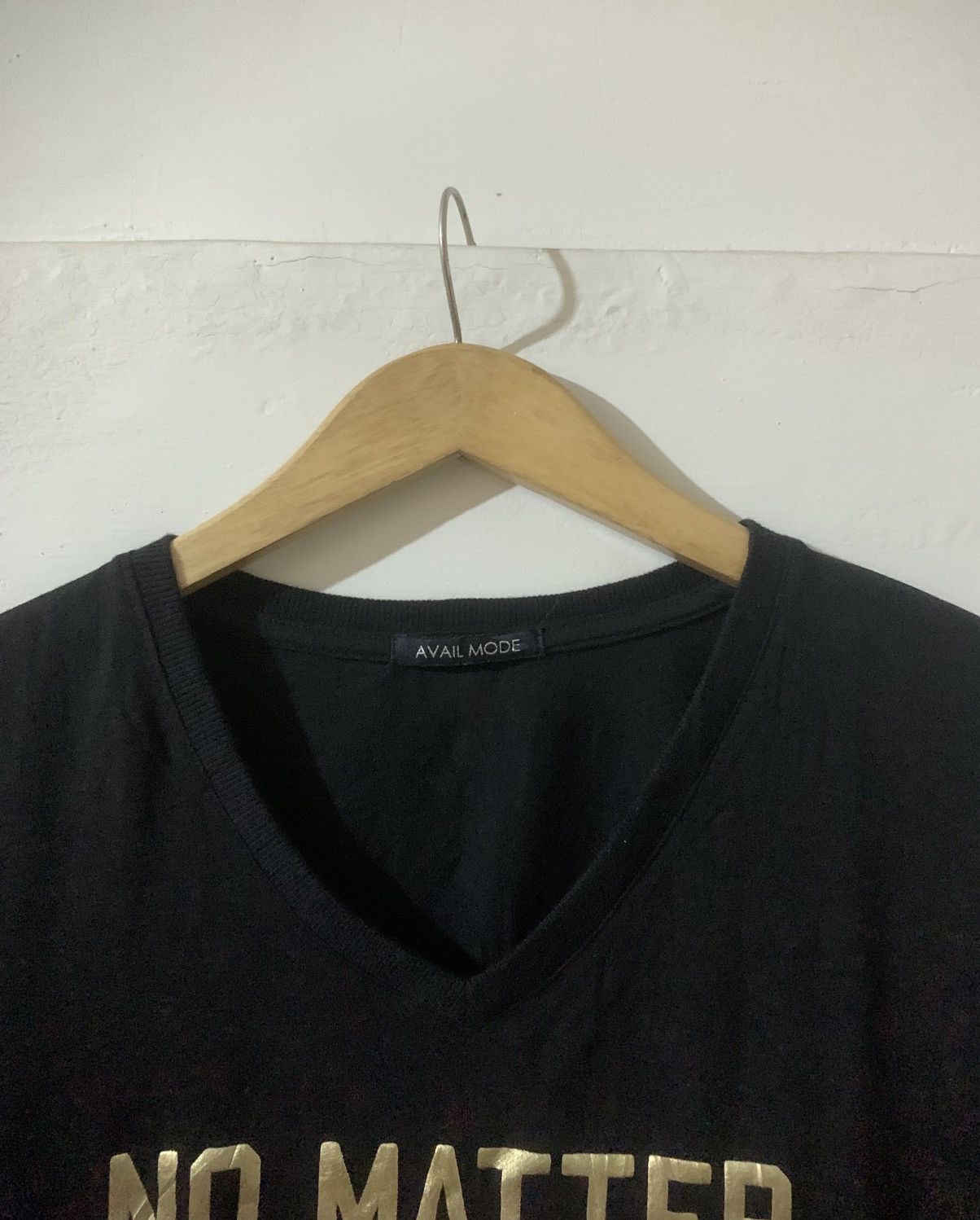 Japanese Brand Japanese AvailMode Poem LongSleeve quote tee Shirt Size US L / EU 52-54 / 3 - 6 Thumbnail