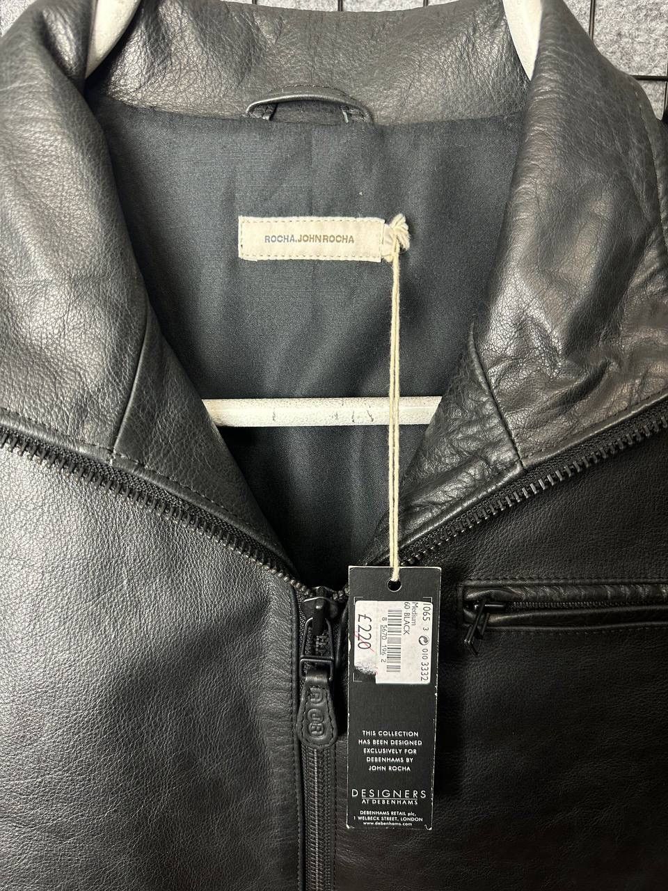 Vintage Rocha.JohnRocha bomber leather jacket casual size Medium Size US M / EU 48-50 / 2 - 5 Thumbnail