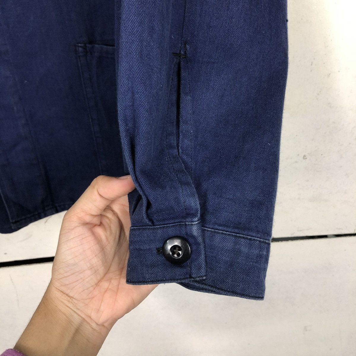 Vintage 🔥VINTAGE CHORE WORKER MILITARY JACKET G.WAHLER US NAVY Size US M / EU 48-50 / 2 - 17 Thumbnail