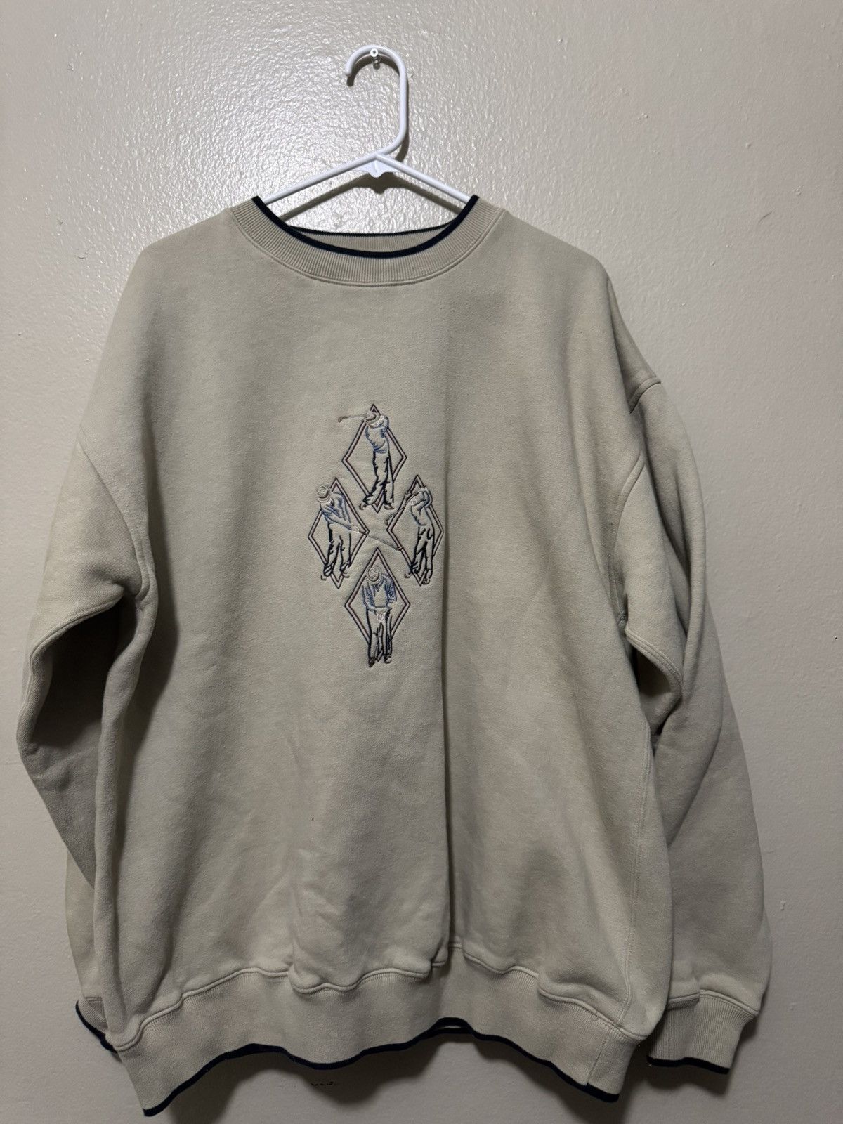 M.E. Sport Vintage golfing sweater Size US XL / EU 56 / 4 - 1 Thumbnail