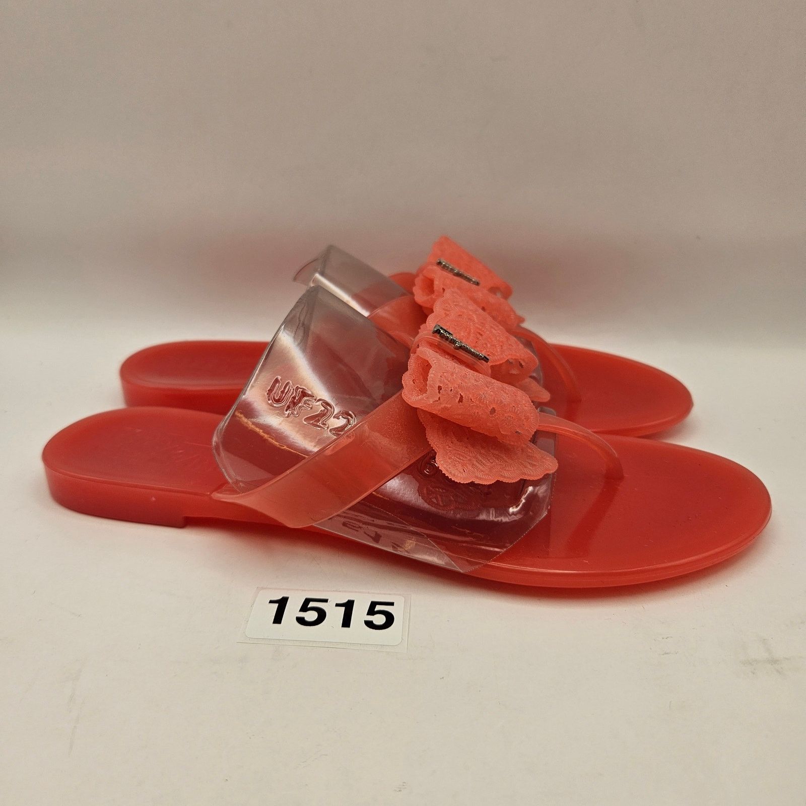 Salvatore Ferragamo SALVATORE FERRAGAMO WOMEN'S 6 JELLY THONG ORANGE SANDALS Size US 6 / IT 36 - 5 Thumbnail