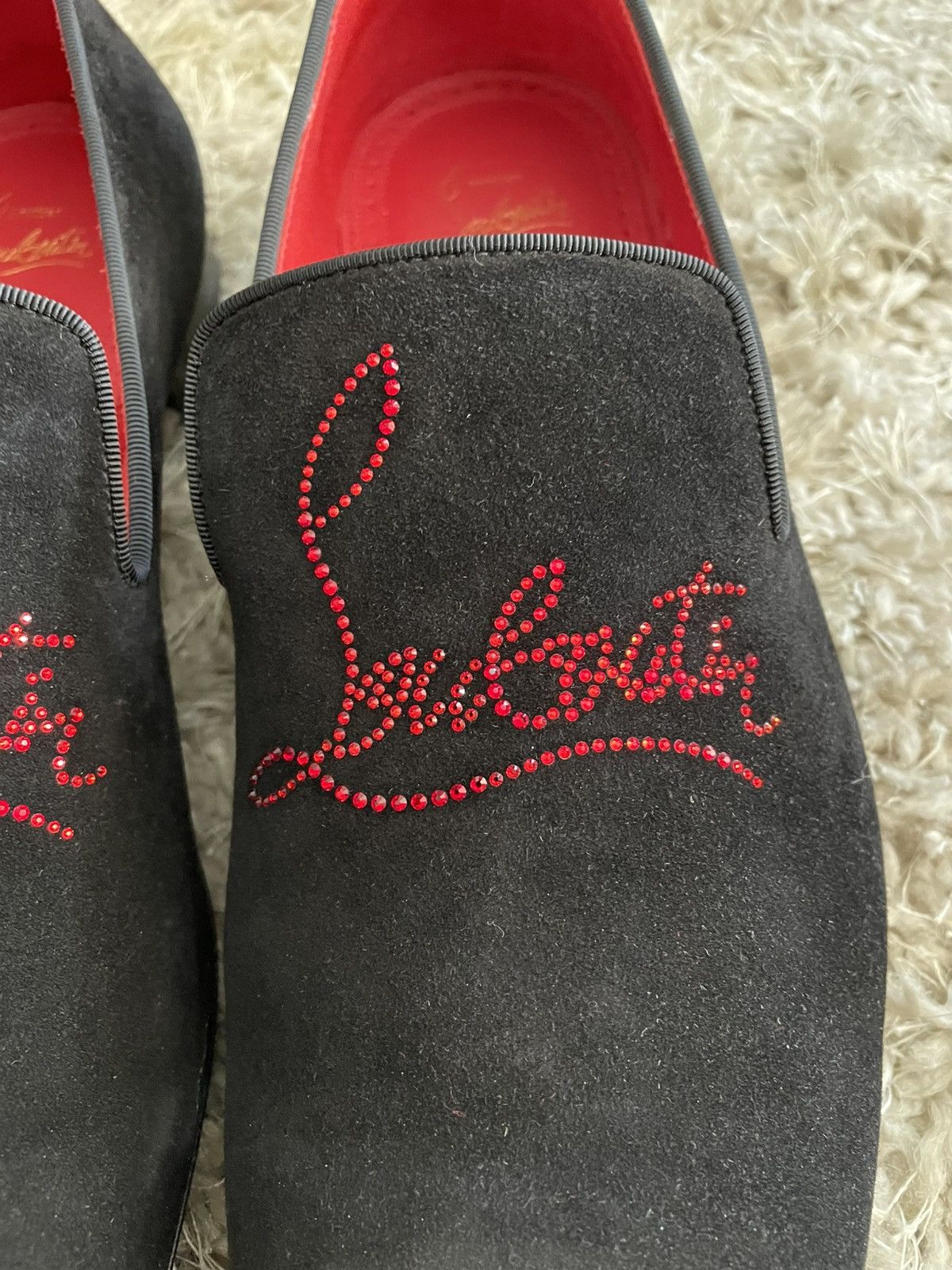 Christian Louboutin Christian Louboutin Dandelion Black Suede Size US 11 / EU 44 - 7 Thumbnail