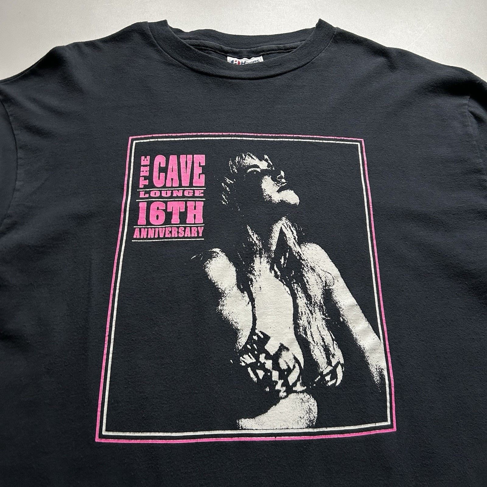 Hanes × Vintage Vintage 90s The Cave Lounge Shirt Mens XL Hanes Long Sleeve Size US XL / EU 56 / 4 - 3 Thumbnail