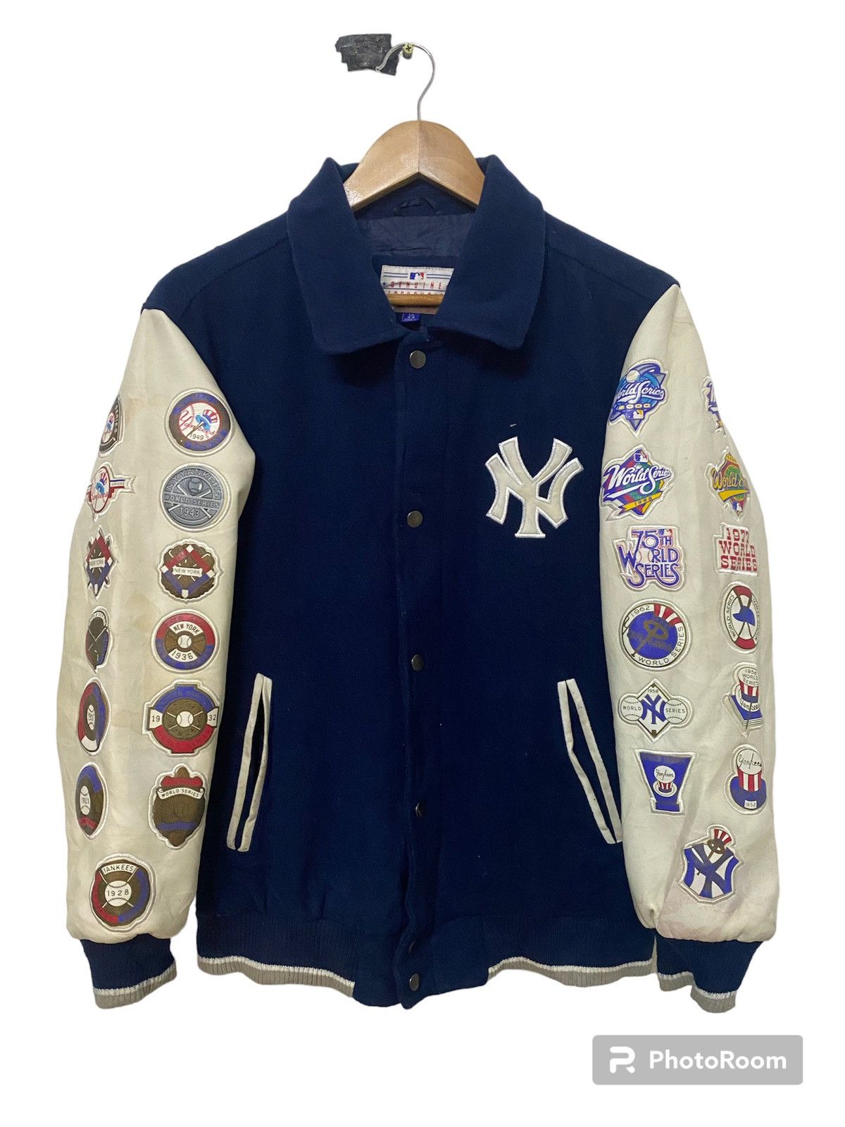 ウェア JH Design 2008 MLB All-Star Game Jacket 2008 NY Yankees MLB All Star Game Jacket Size Med G-III