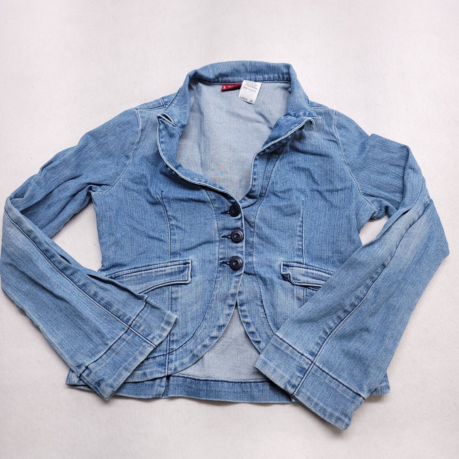 Levi's Levi's Casual Denim Long Sleeve Jacket Womens Size L Blue Size L / US 10 / IT 46 - 2 Thumbnail