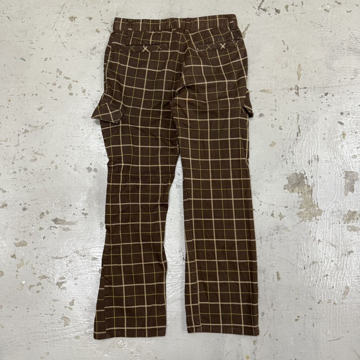 PPFM PPFM Bondage Cargo Plaid Tartan Pants Size US 29 - 1 Thumbnail